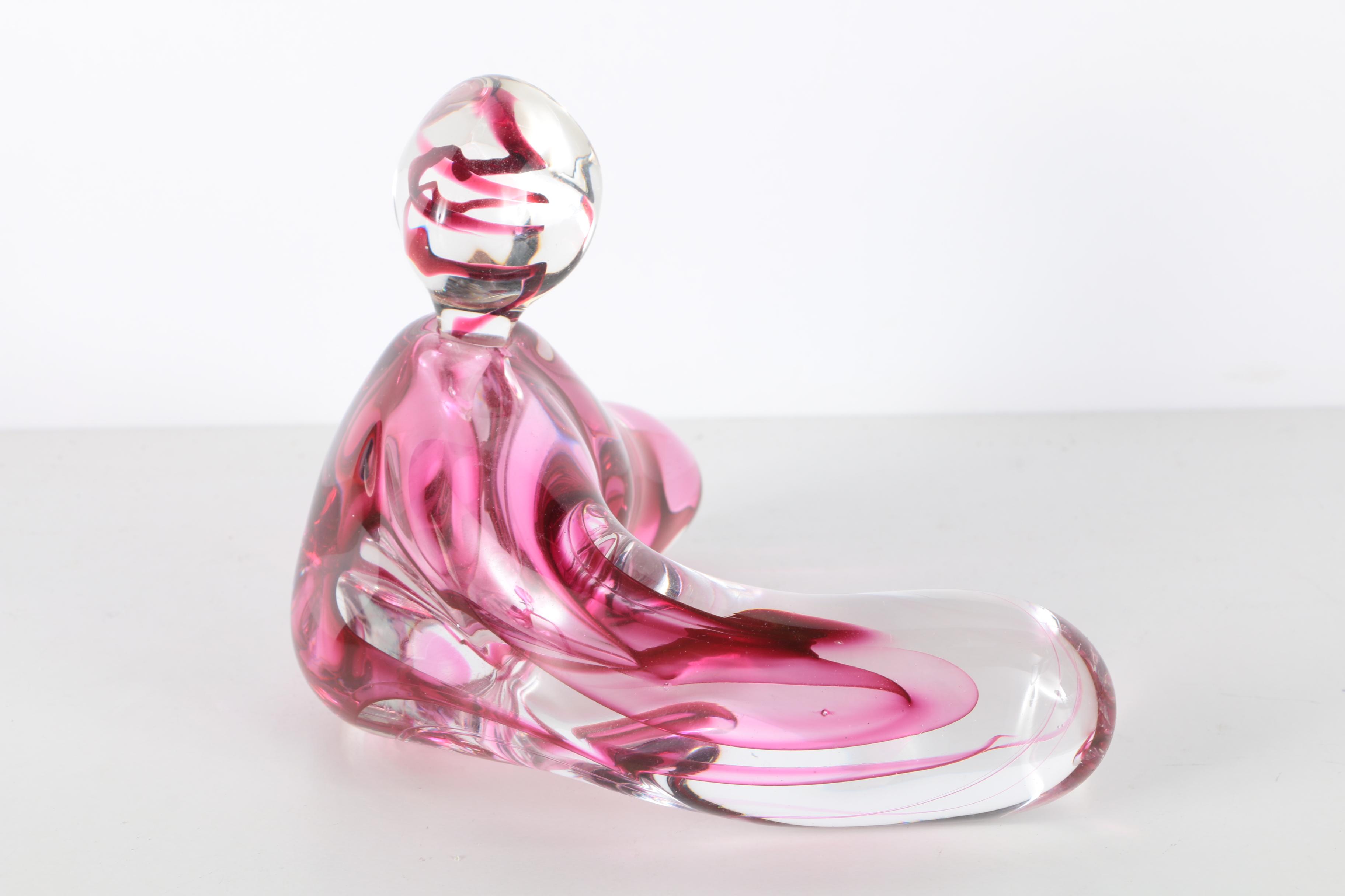 Collection of Signed David Goldhagen Art Glass Perfume Bottles