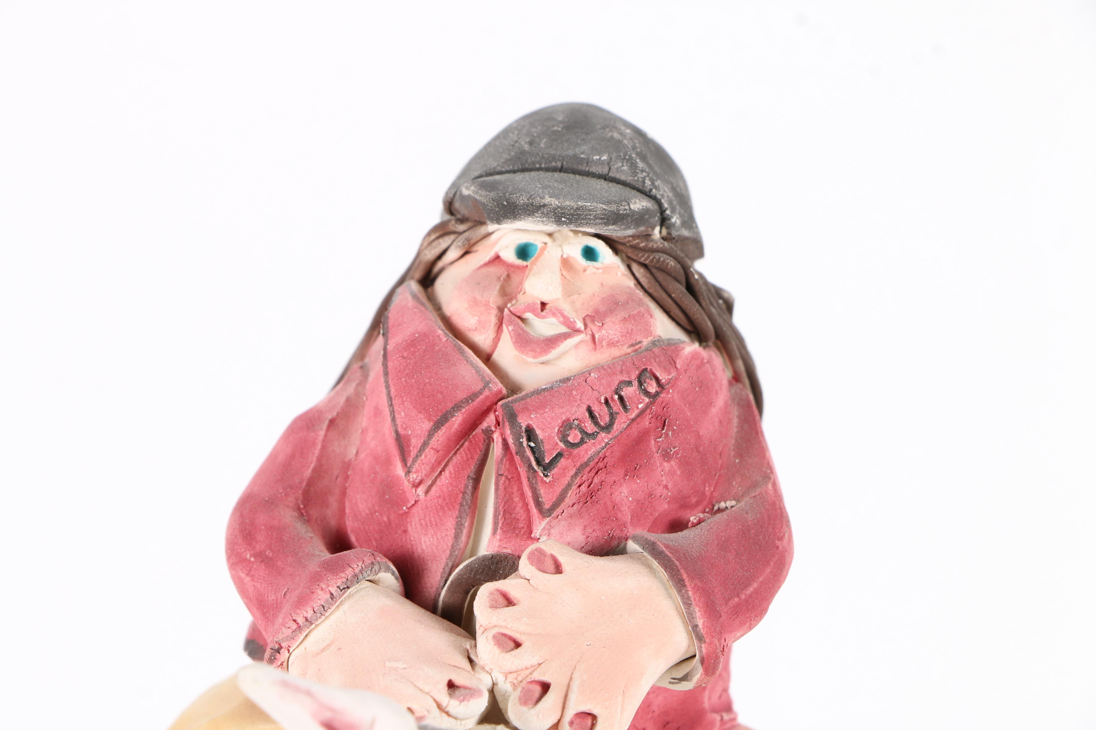 Chris Moses "Laura" Clay Figurine