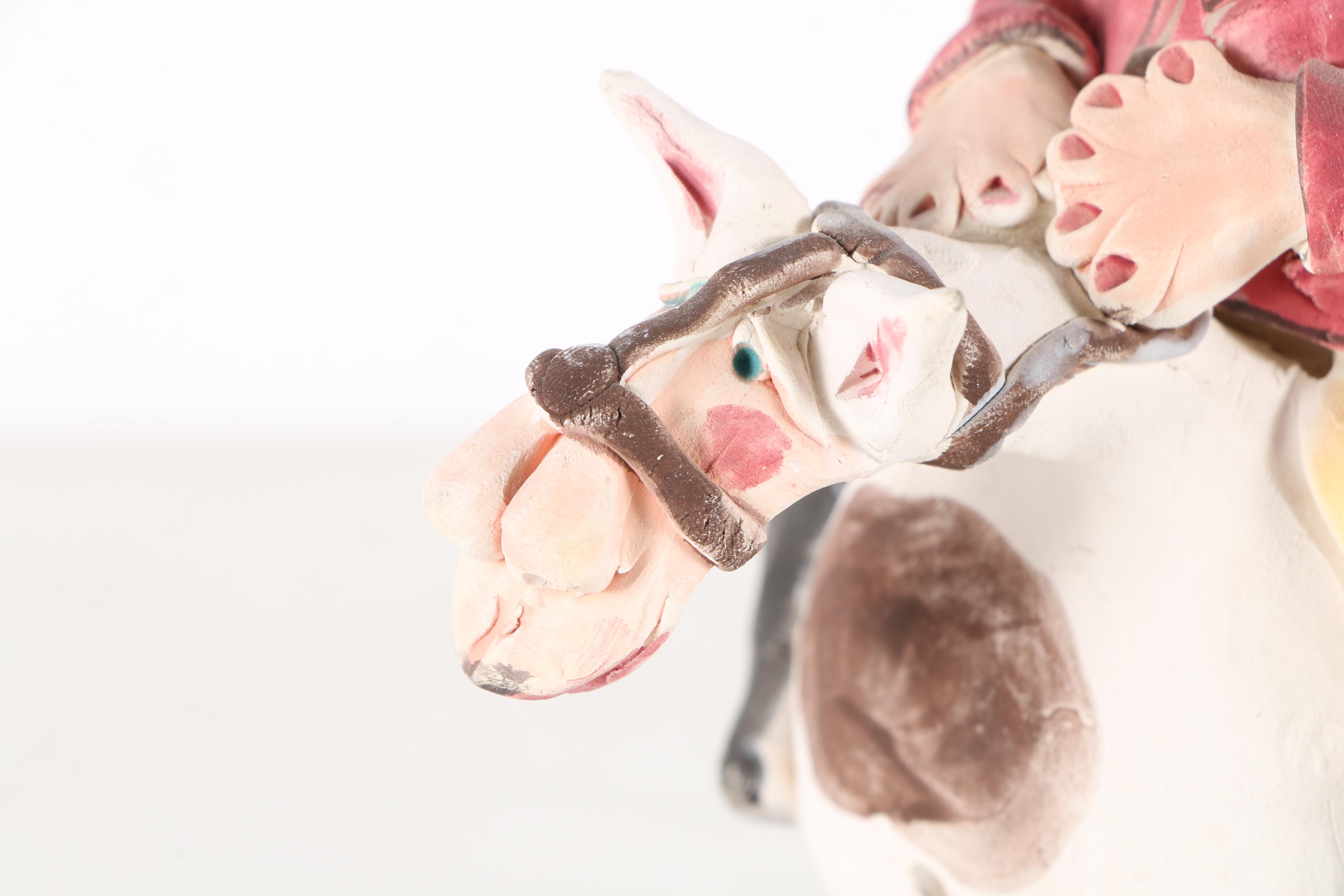 Chris Moses "Laura" Clay Figurine