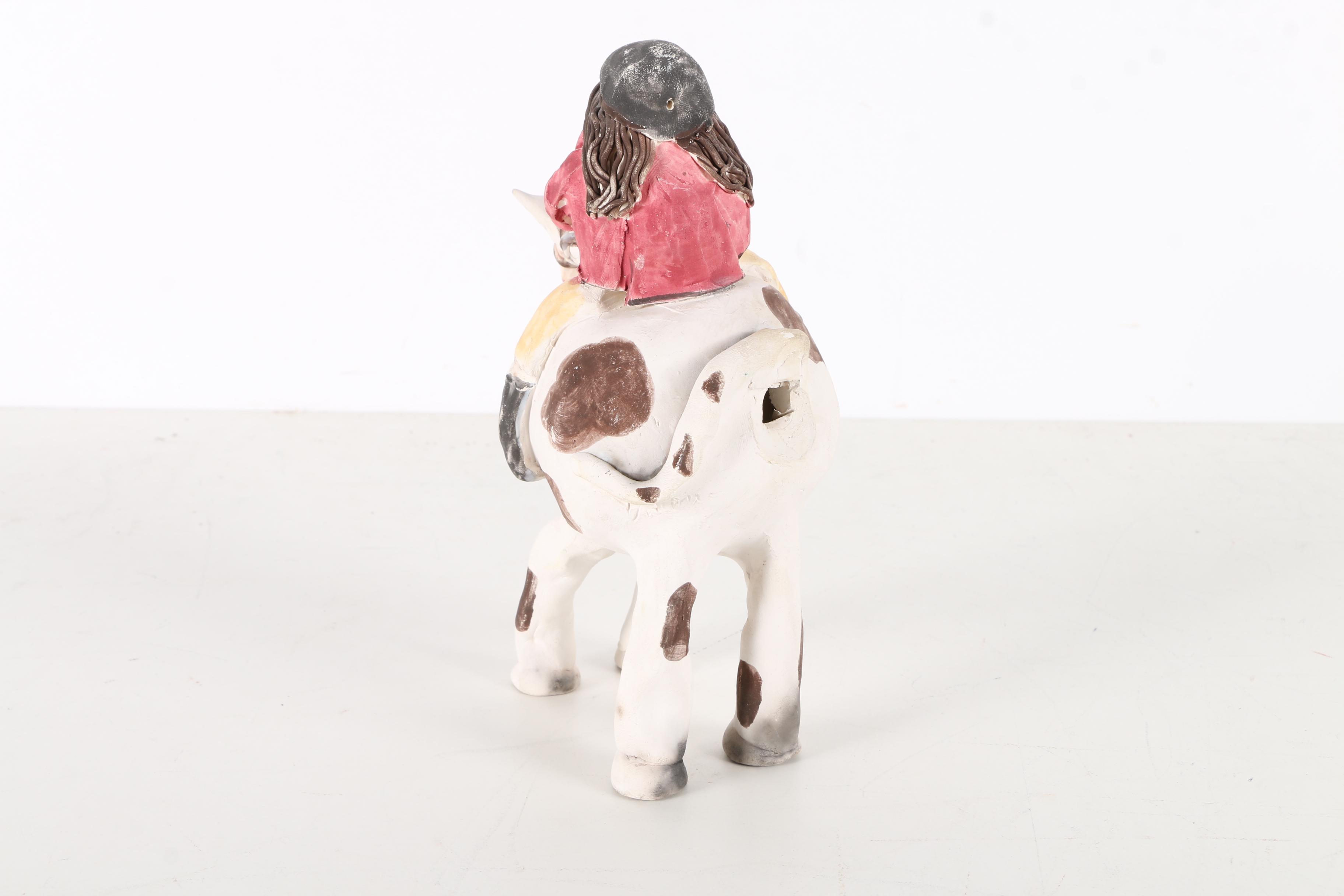 Chris Moses "Laura" Clay Figurine