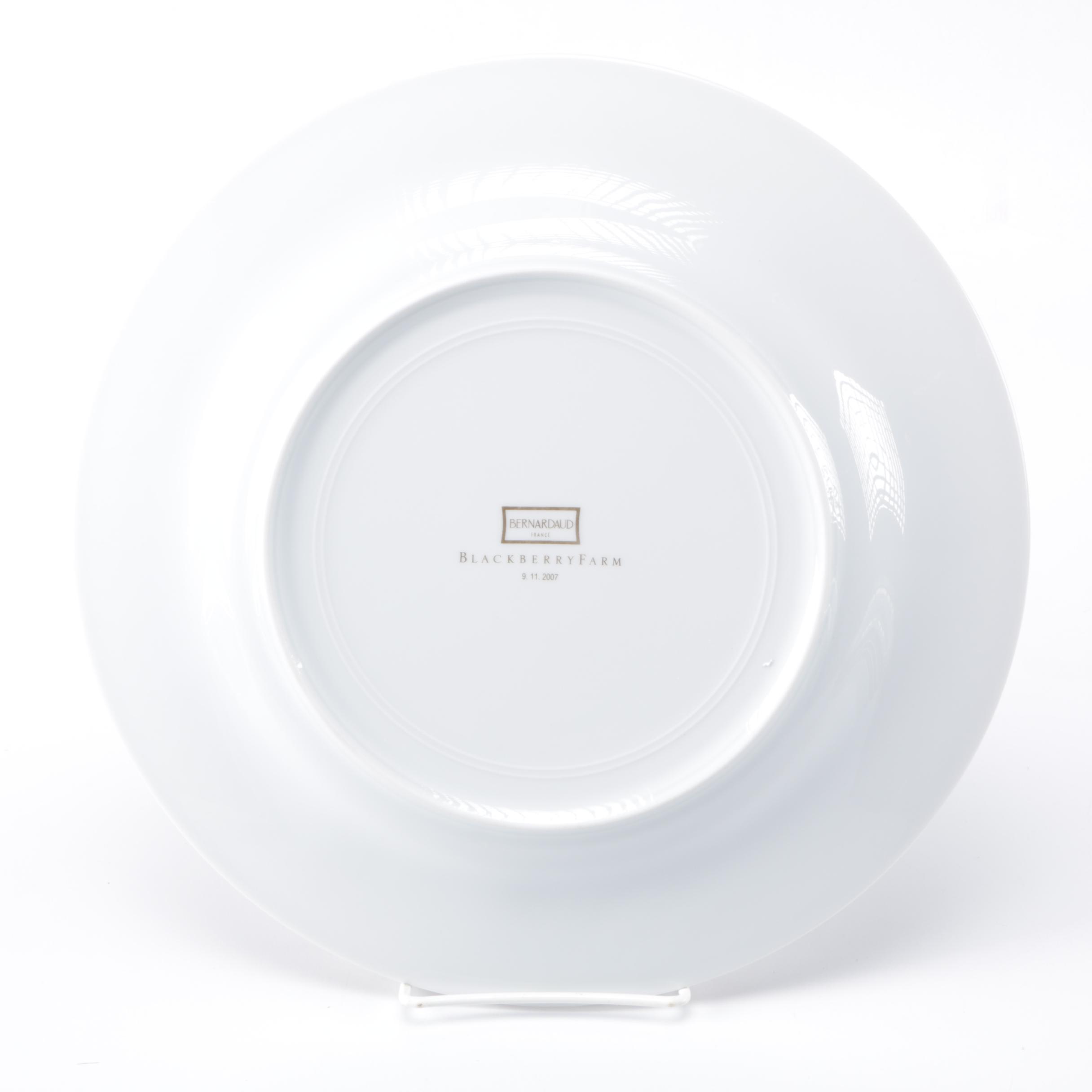 Bernadaud Porcelain "Blackberry Farm" Plates