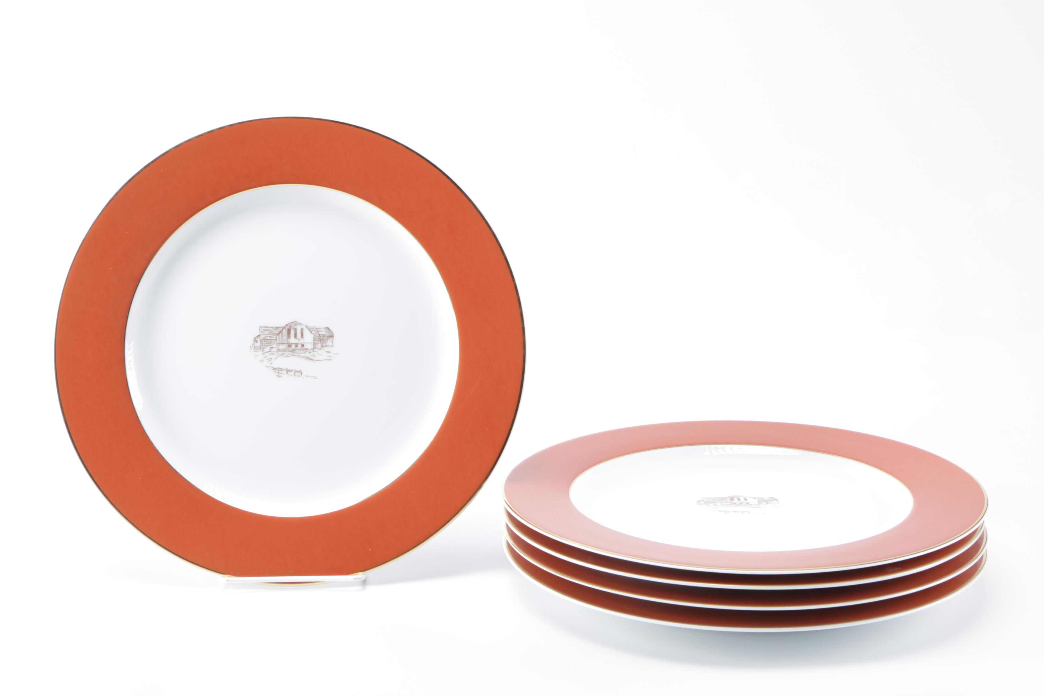 Bernadaud Porcelain "Blackberry Farm" Plates