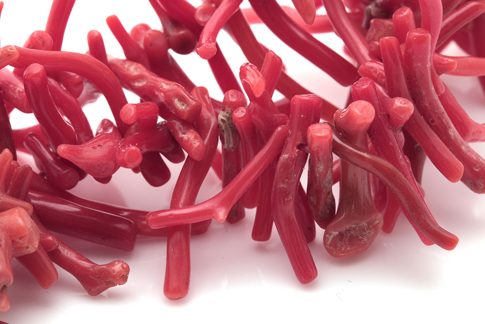 14K Yellow Gold Branch Coral Necklace