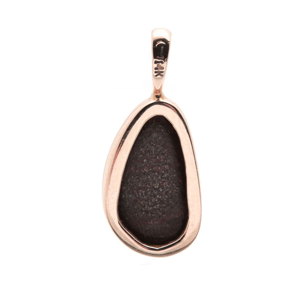 14K Yellow Gold Opal Doublet Pendant