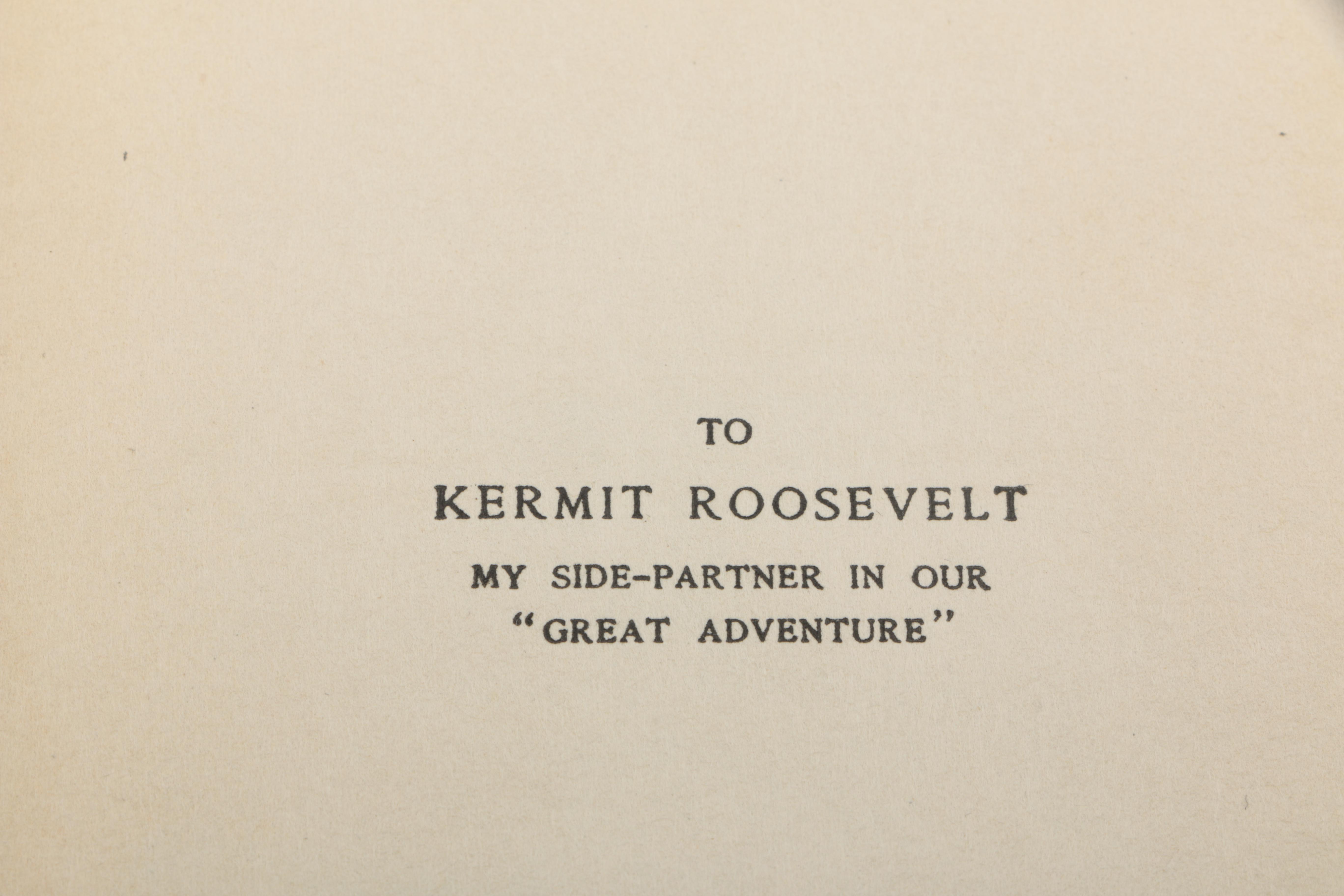 1922 "African Game Trails" Volume I by Theodore Roosevelt