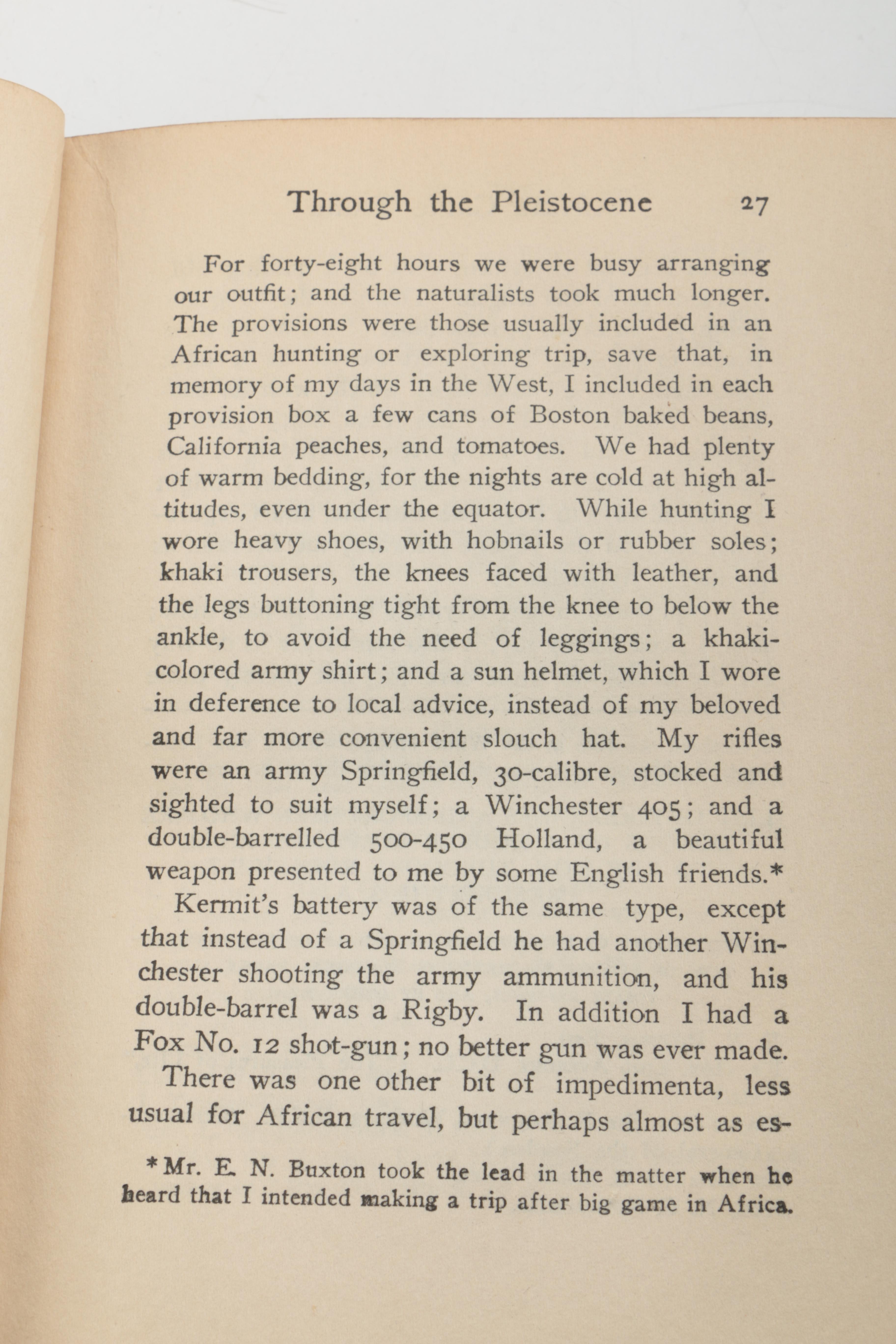 1922 "African Game Trails" Volume I by Theodore Roosevelt