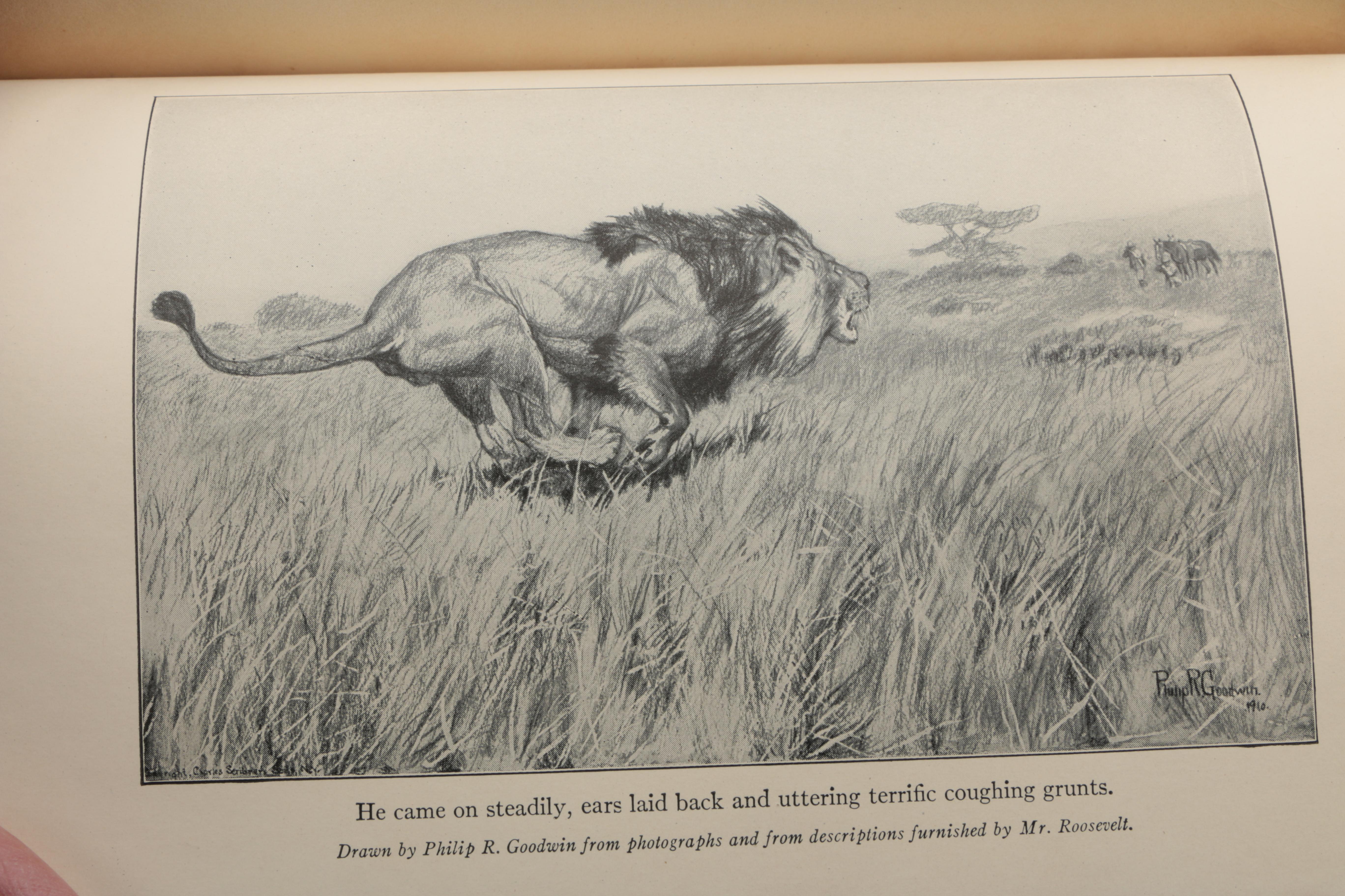 1922 "African Game Trails" Volume I by Theodore Roosevelt