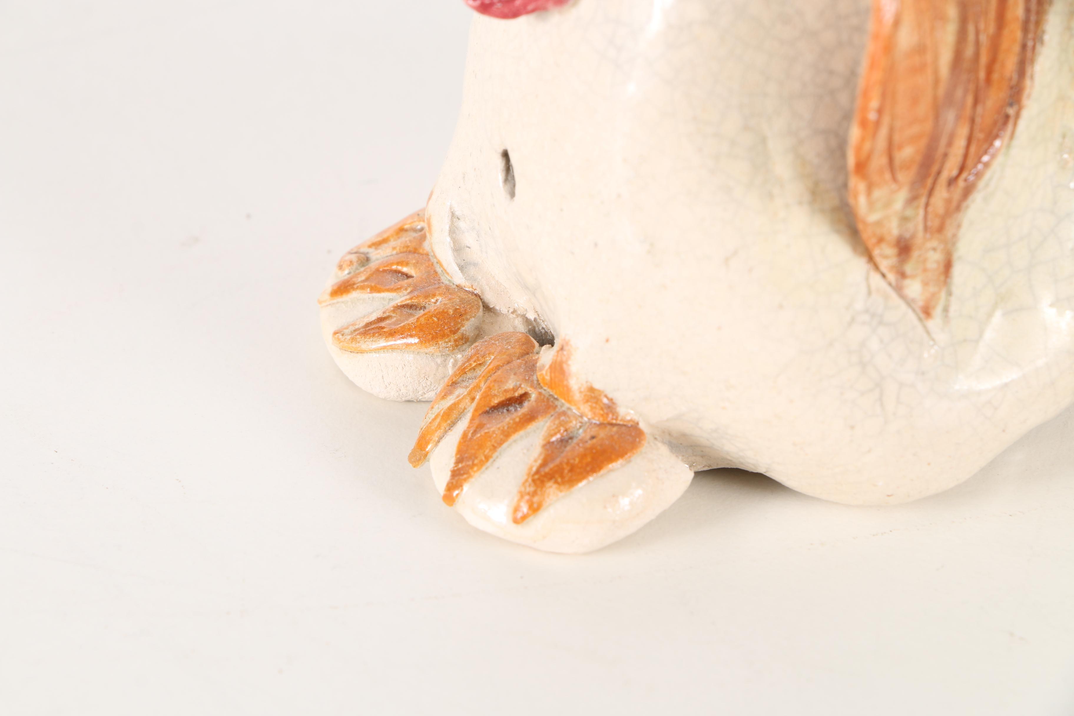 Chris Moses "Turkey and Peacock" Figurines