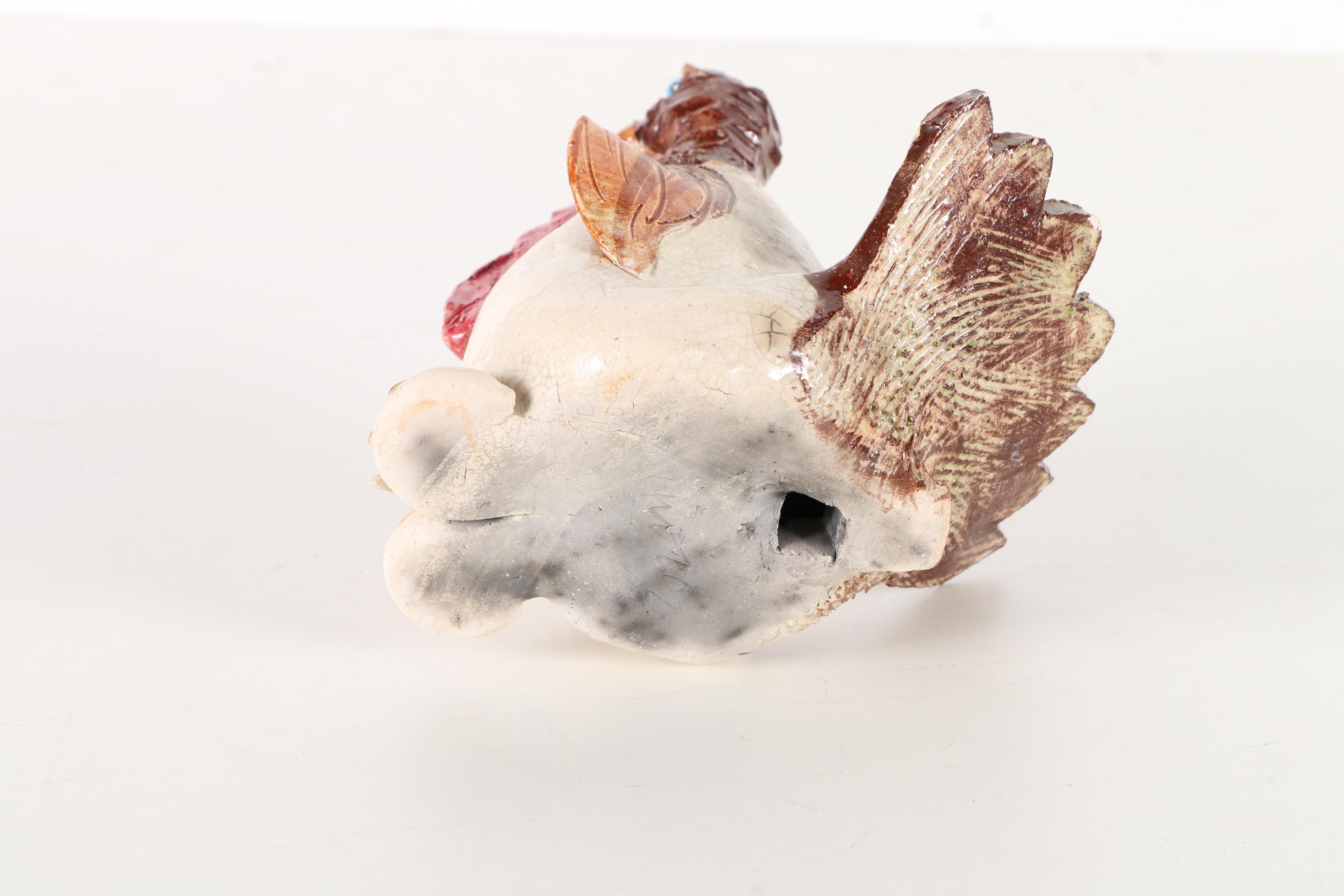 Chris Moses "Turkey and Peacock" Figurines