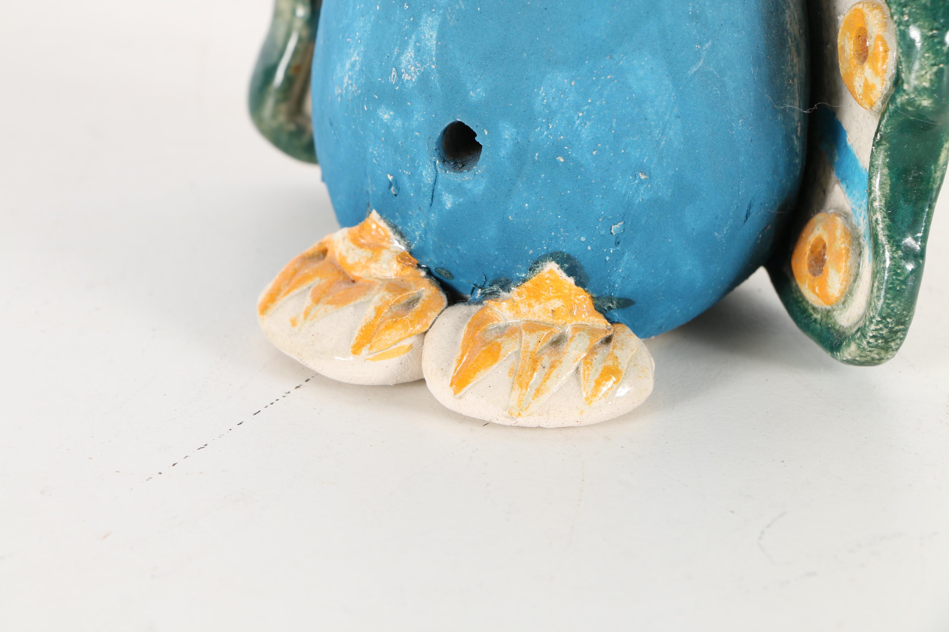 Chris Moses "Turkey and Peacock" Figurines