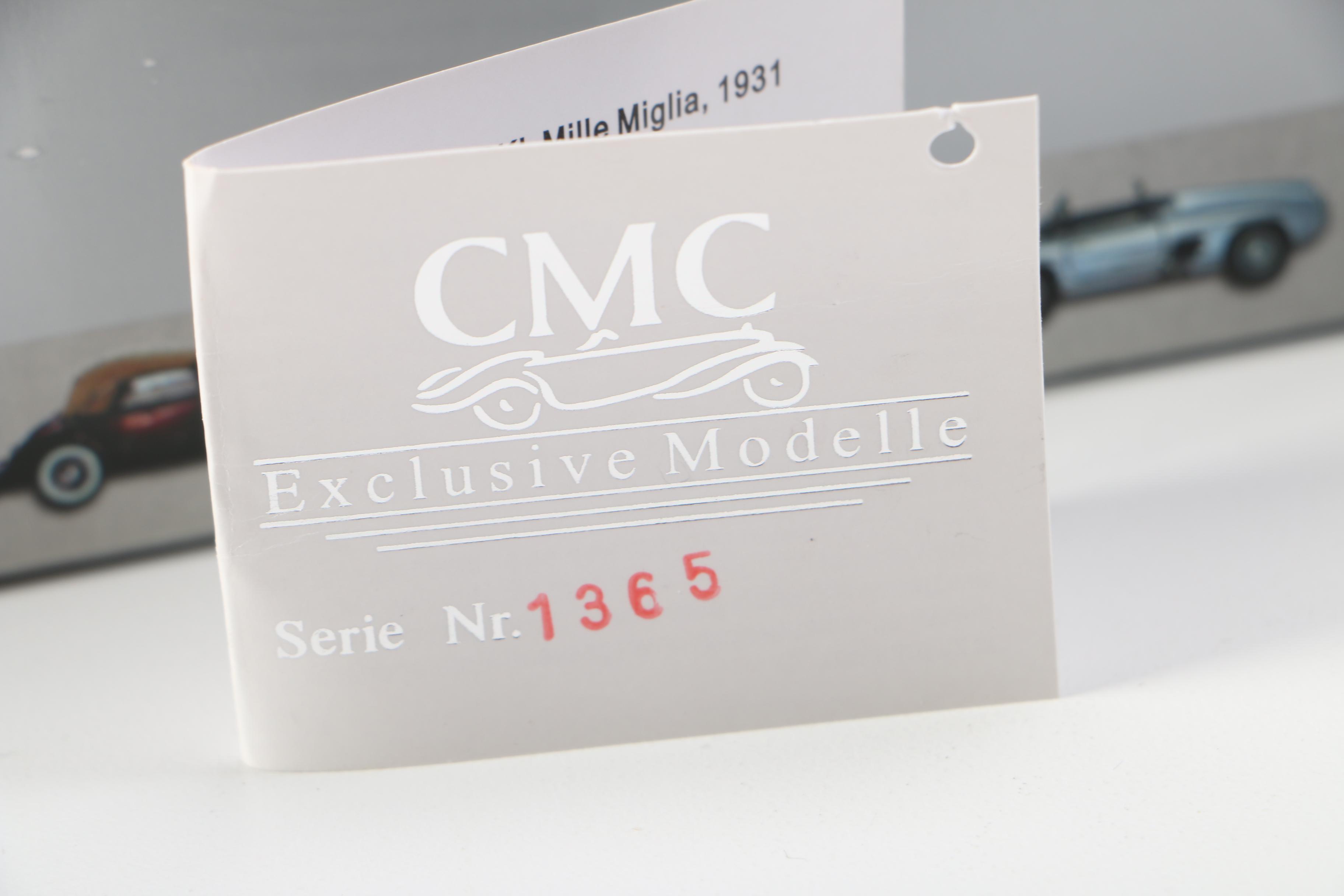 1931 Mercedes‑Benz SSKL Mille Miglia Die-Cast Car by CMC