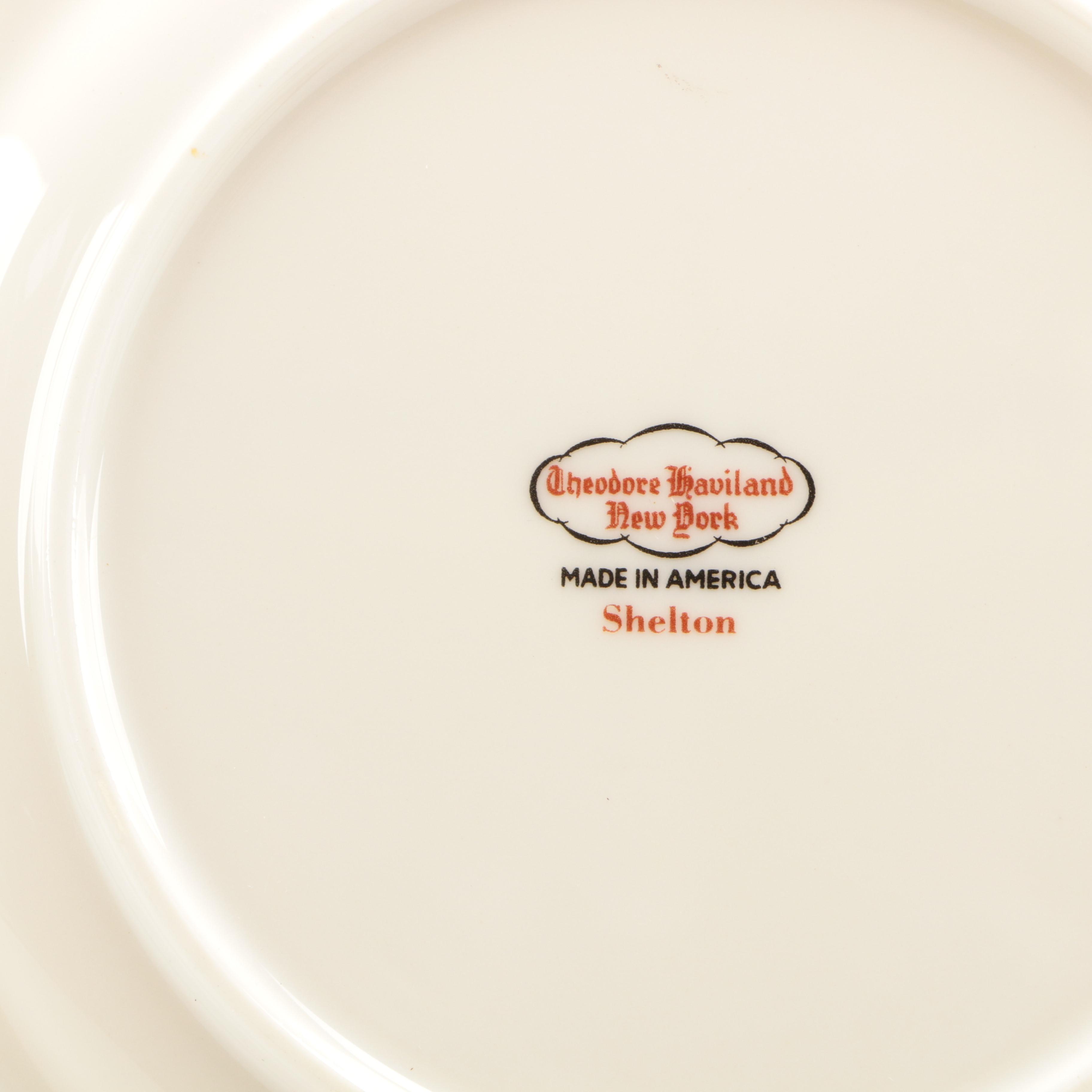 Haviland "Shelton" Porcelain Tea and Dinner China