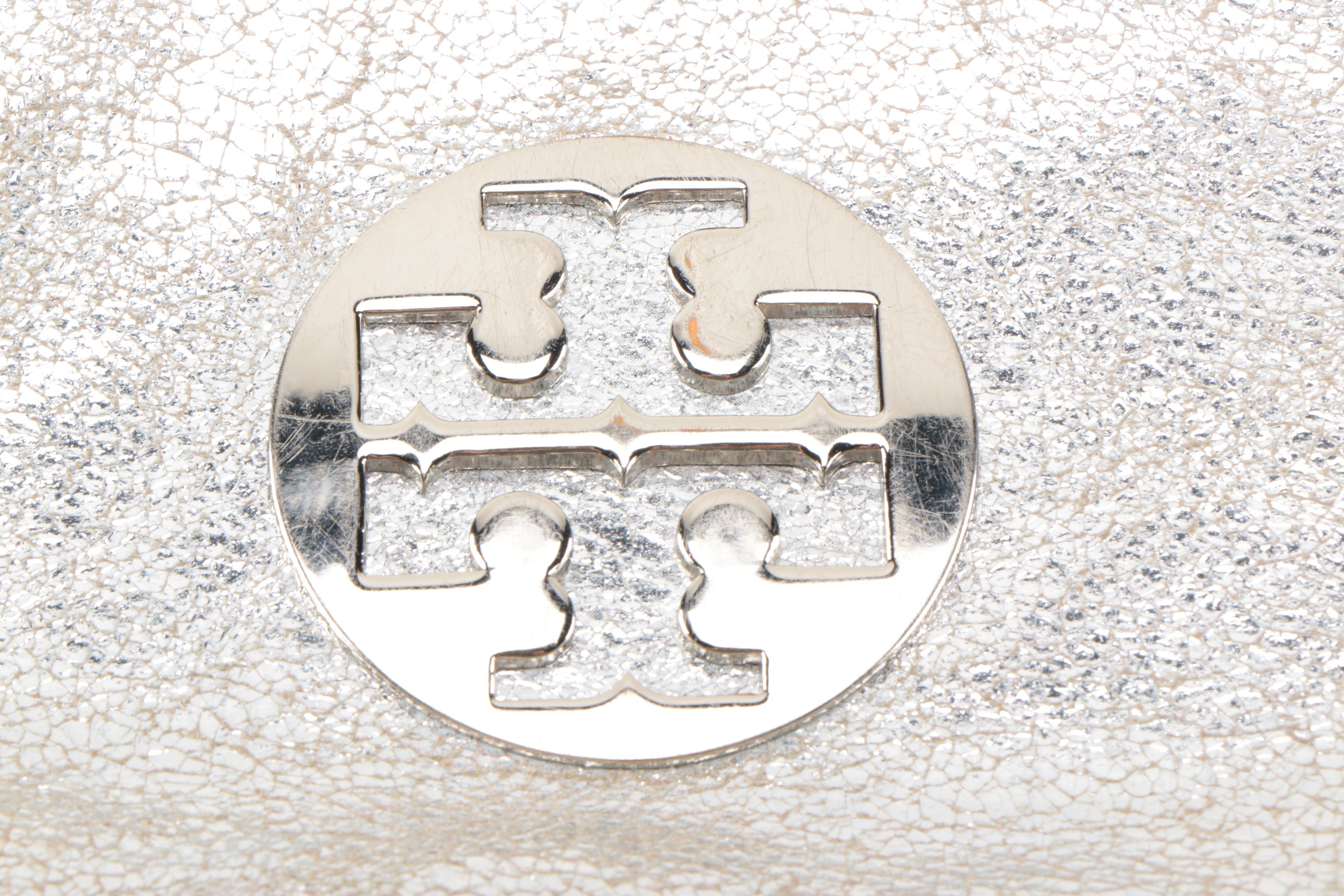 Tory Burch Metallic Clutch