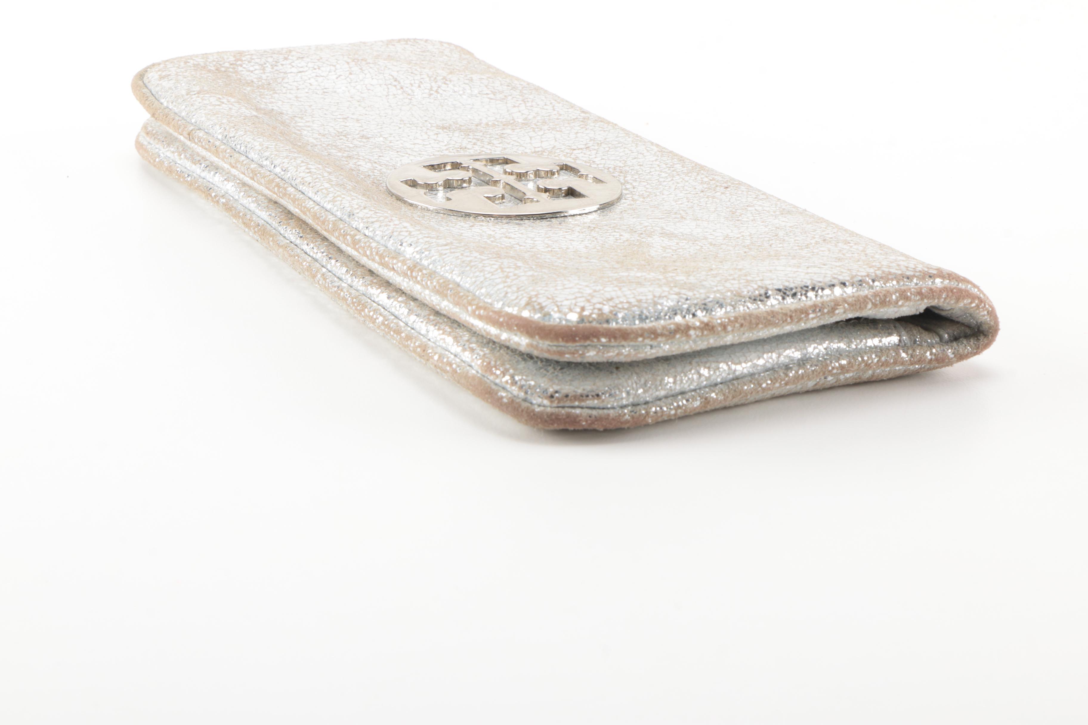 Tory Burch Metallic Clutch