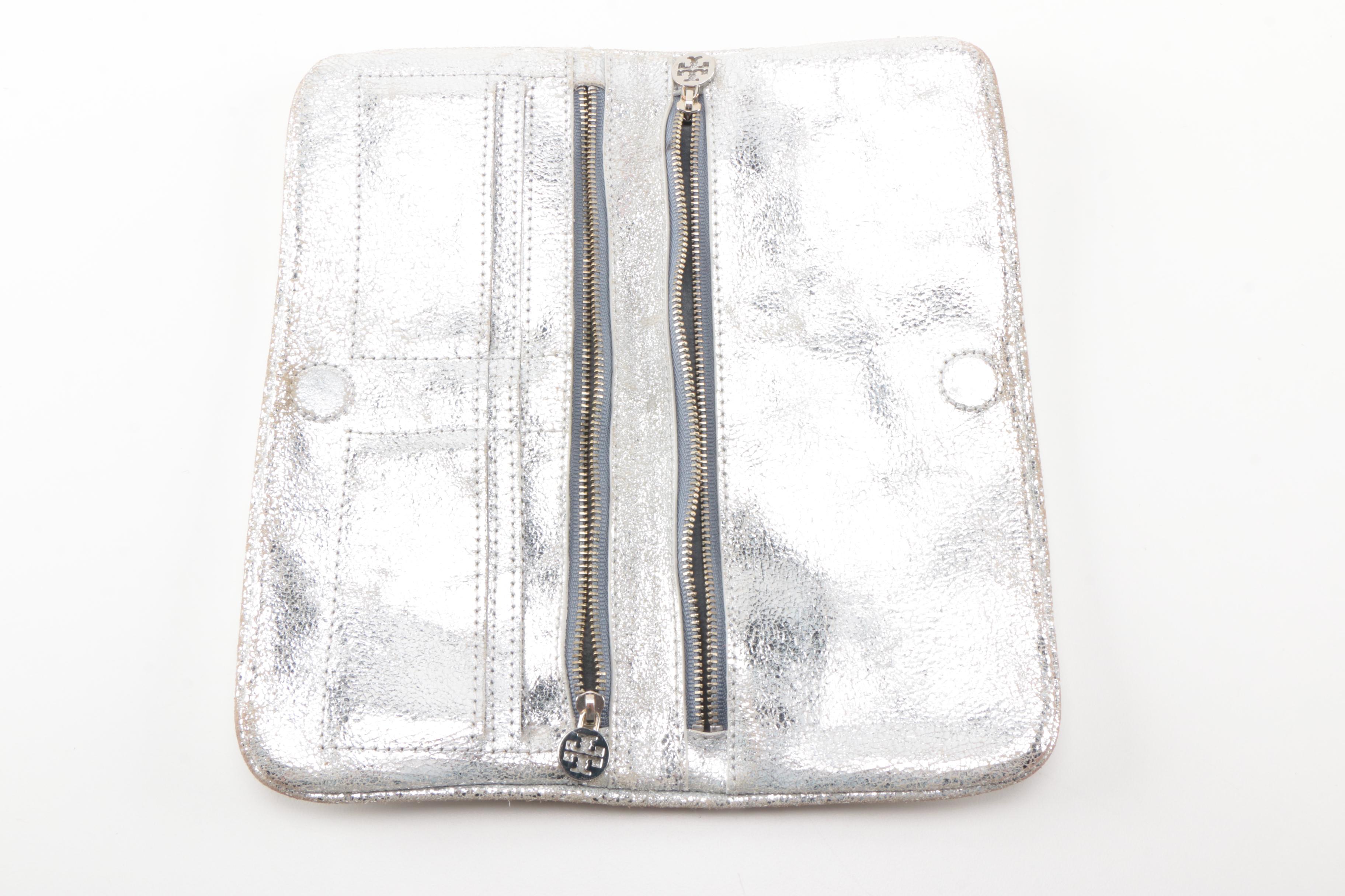 Tory Burch Metallic Clutch