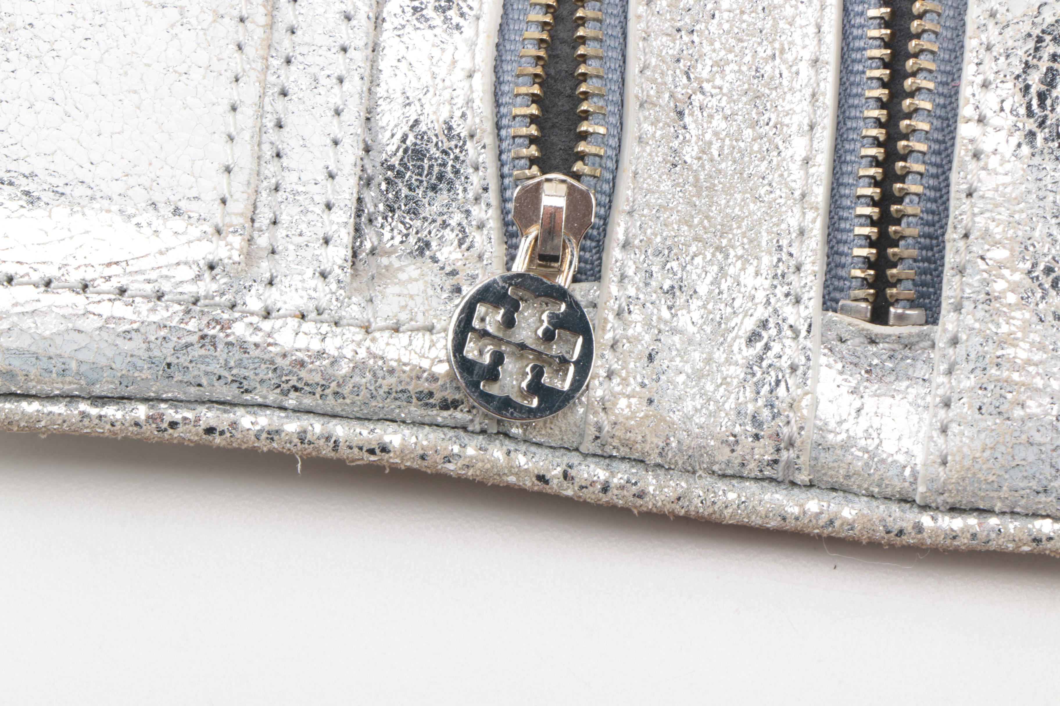 Tory Burch Metallic Clutch