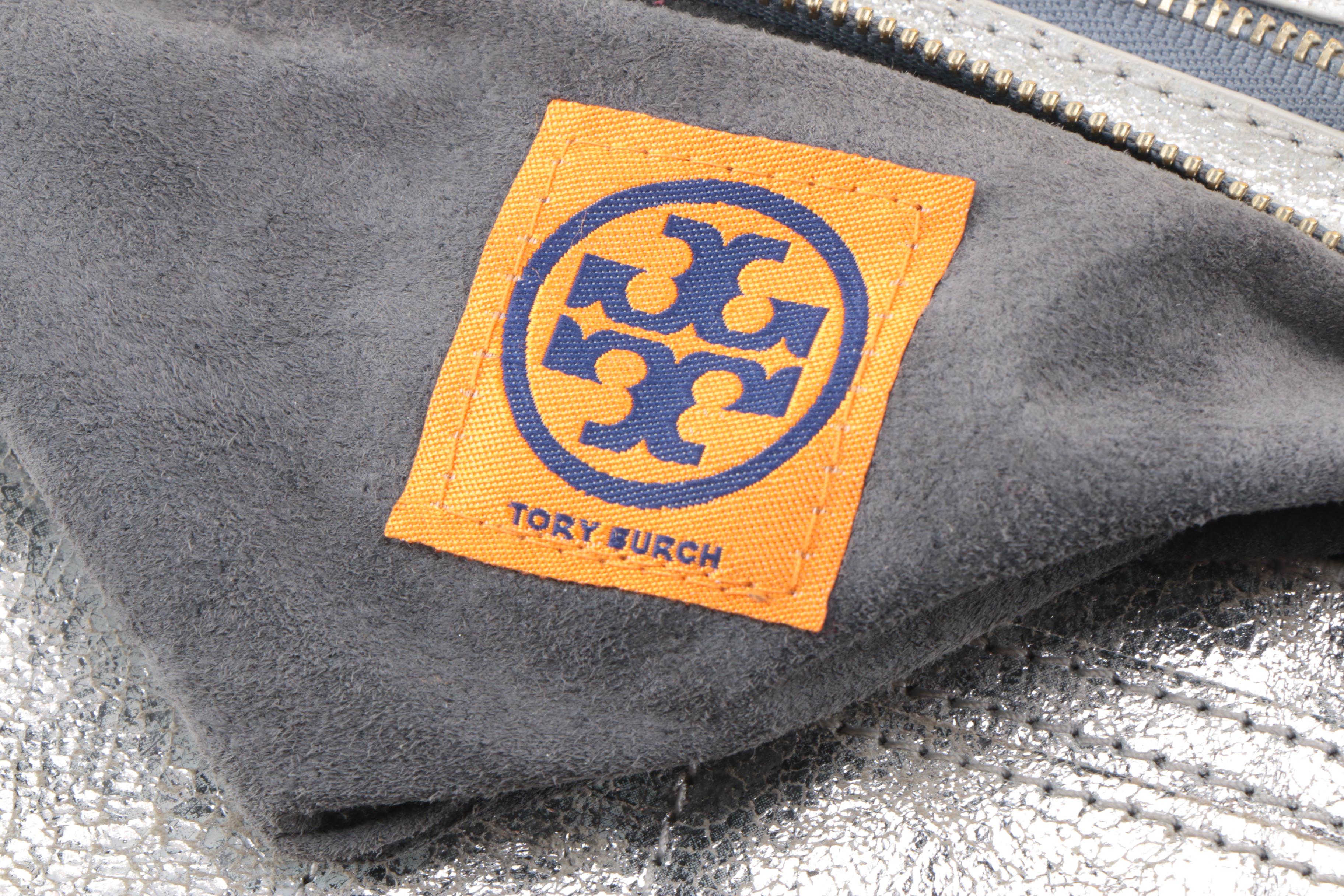 Tory Burch Metallic Clutch