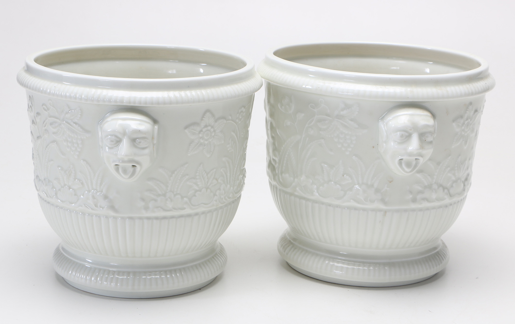 Haviland Limoges Reproduction 18th Century Wine Coolers