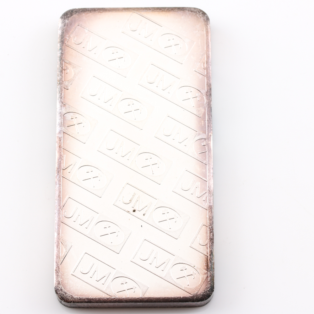 Ten Troy Ounce Johnson Matthey Silver Bar