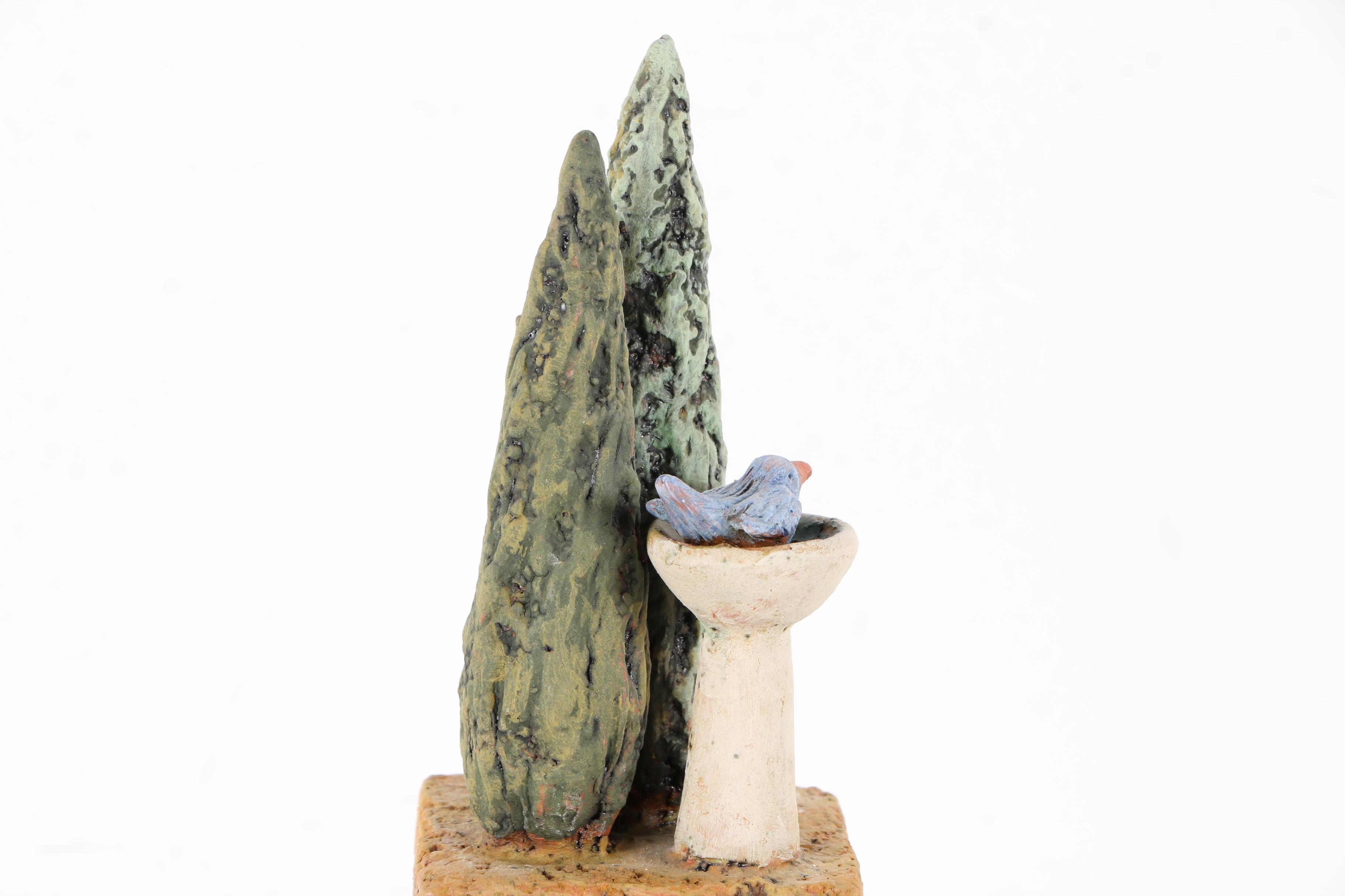 Assortment of Ceramic Sculptures Including Norsk Husflid Engros