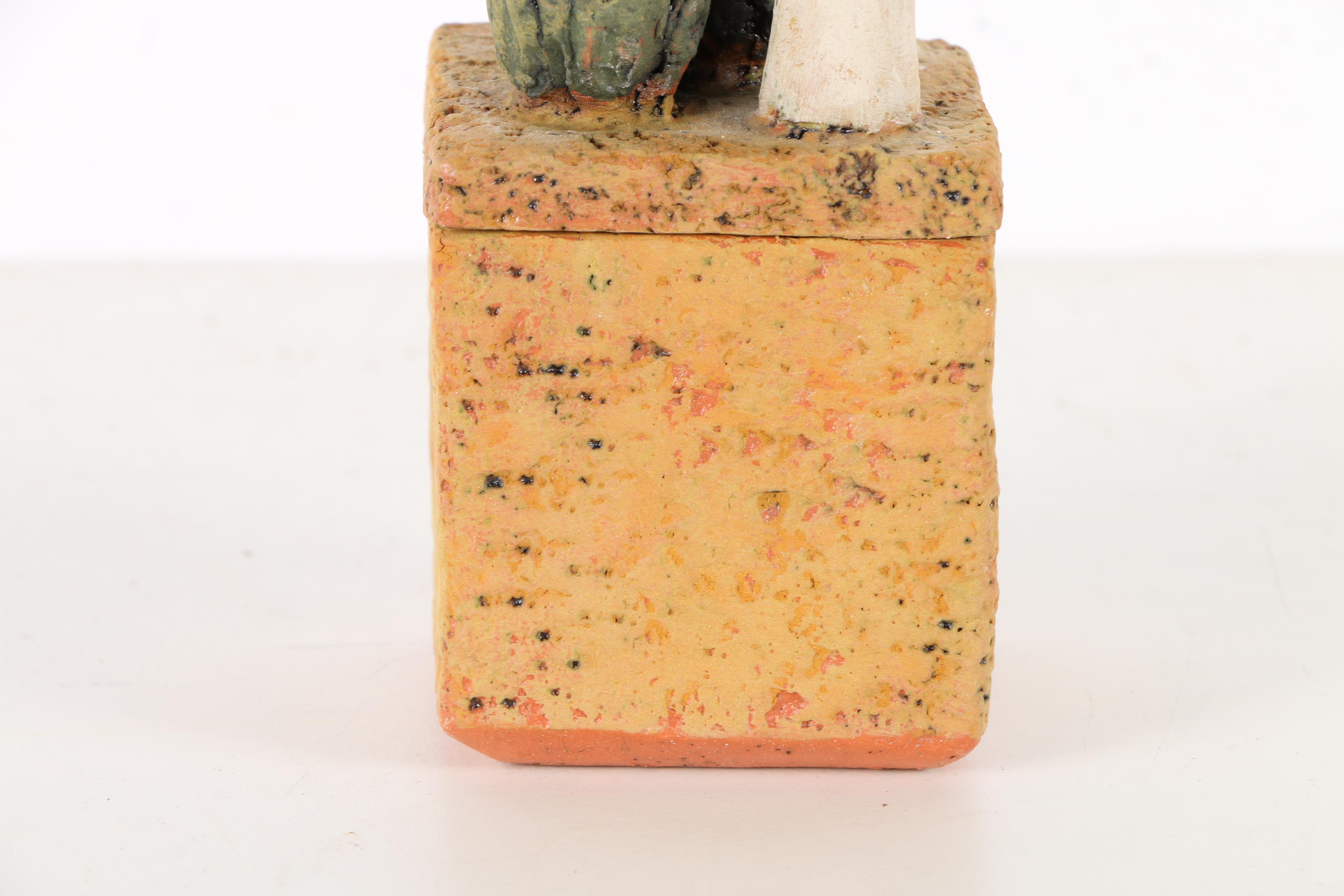 Assortment of Ceramic Sculptures Including Norsk Husflid Engros