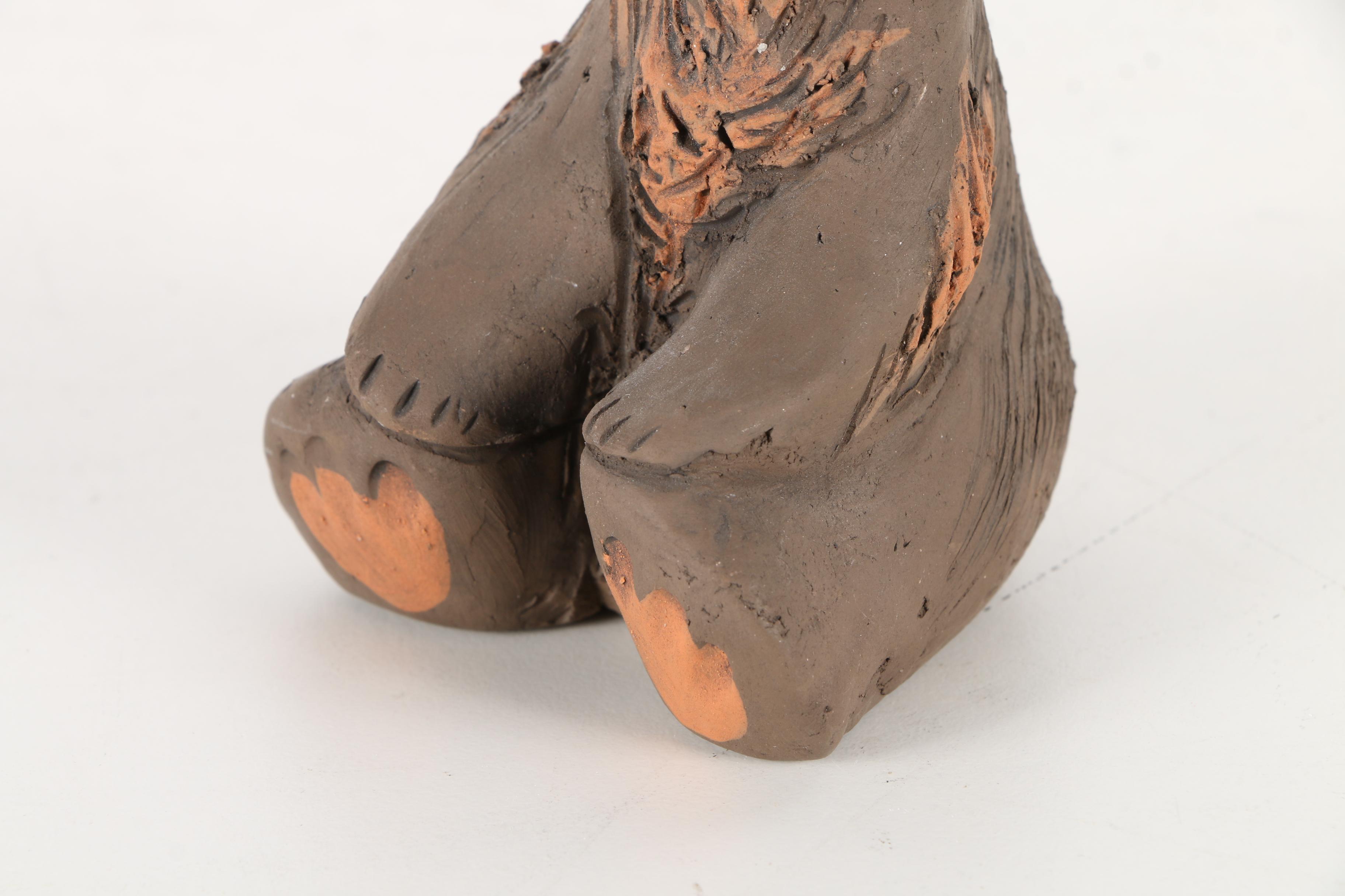 Assortment of Ceramic Sculptures Including Norsk Husflid Engros