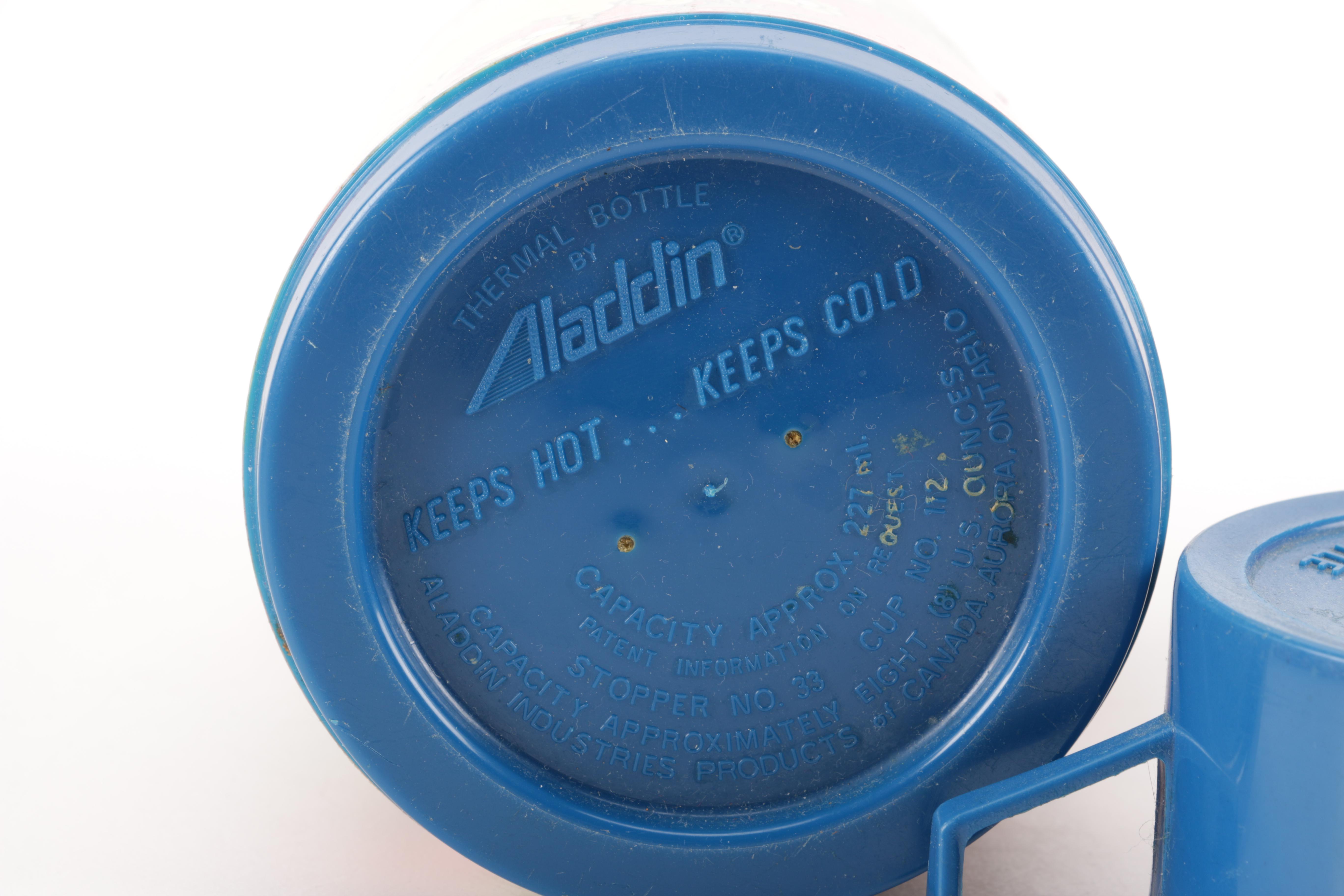 1973 Aladdin Raggedy Ann and Andy Metal Lunchbox With Thermoses