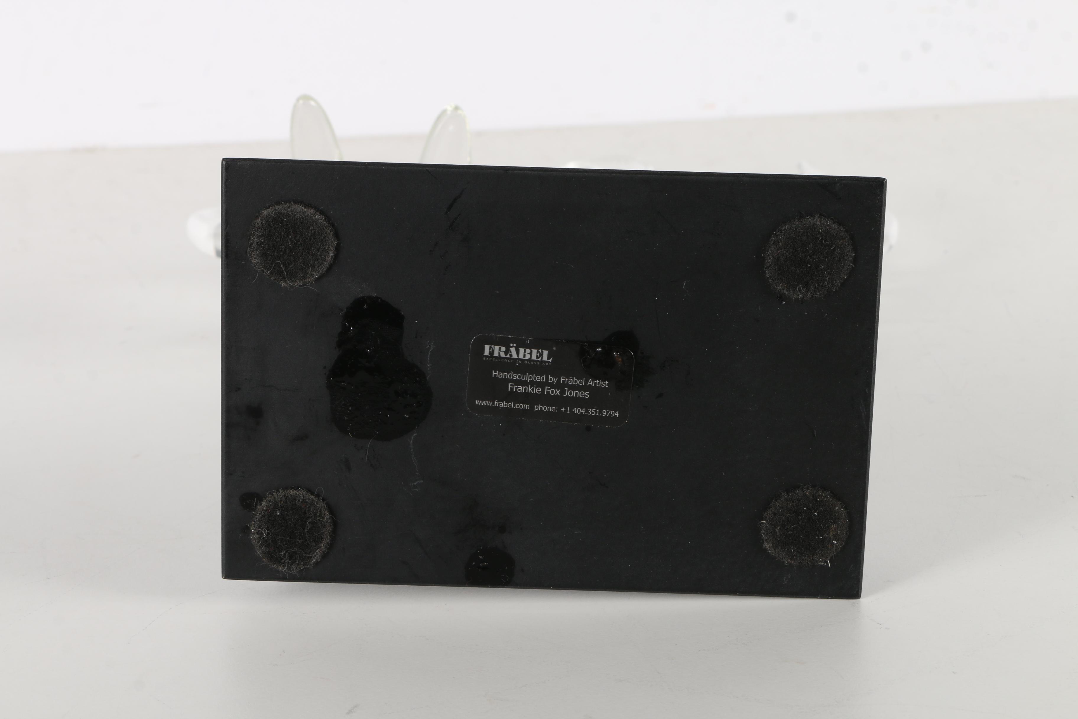 Frabel Studios Frankie Fox Jones Glass Sculpture of Birds Nesting