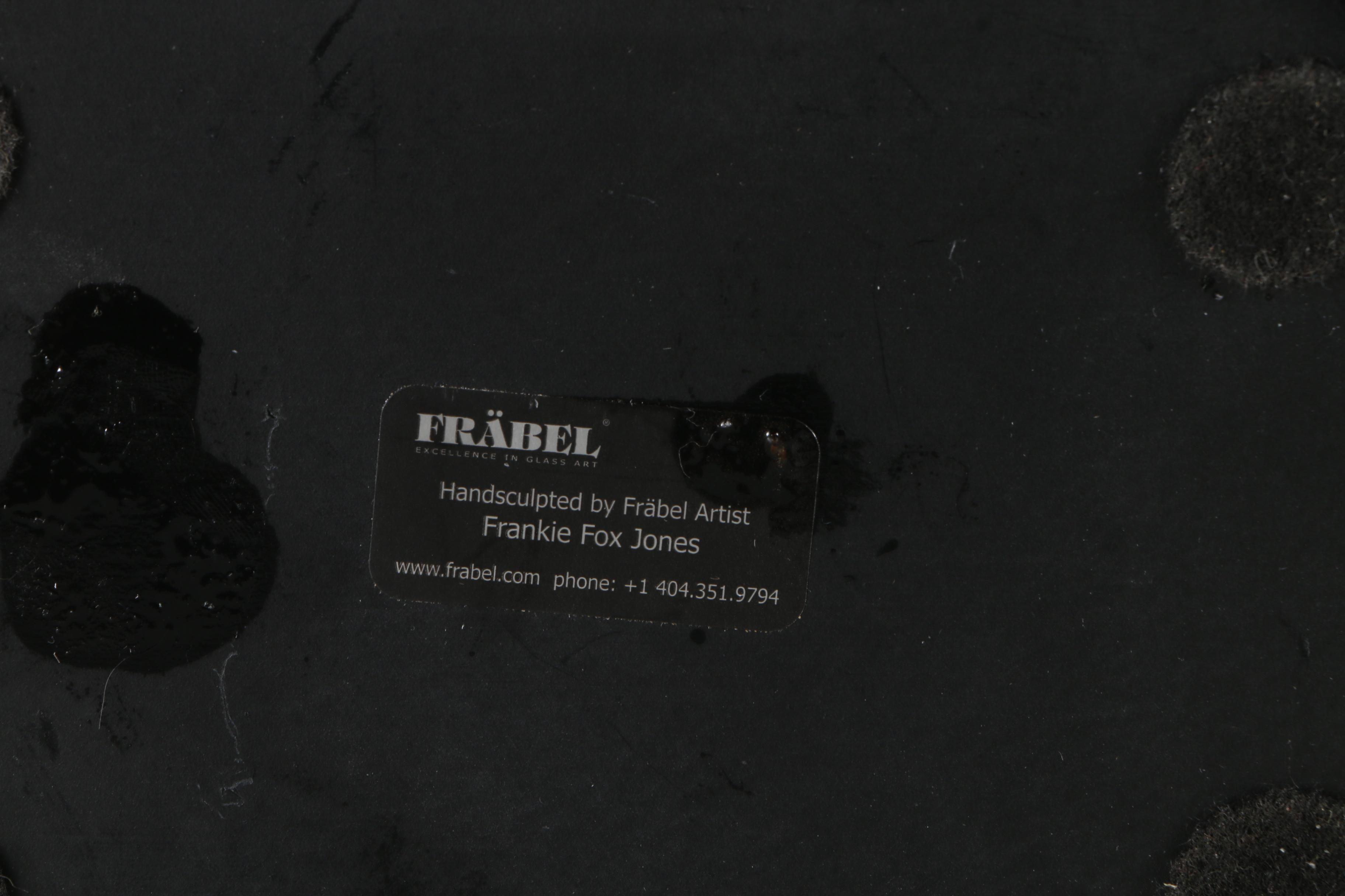 Frabel Studios Frankie Fox Jones Glass Sculpture of Birds Nesting