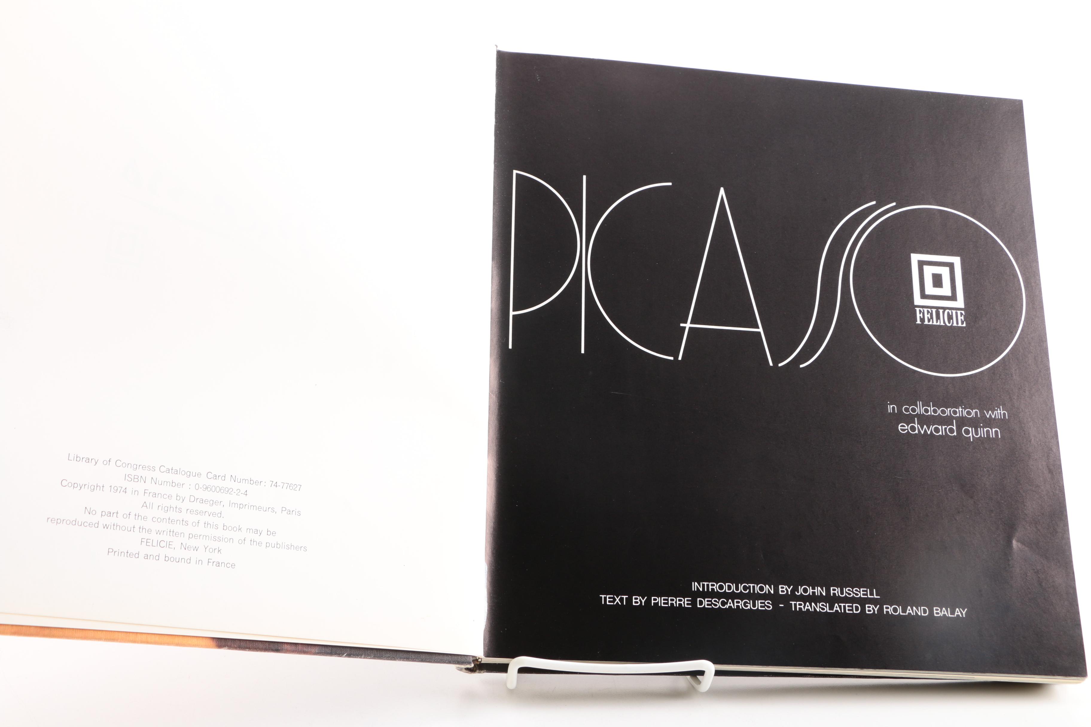 1974 Edition of "Picasso" by Pierre Descargues