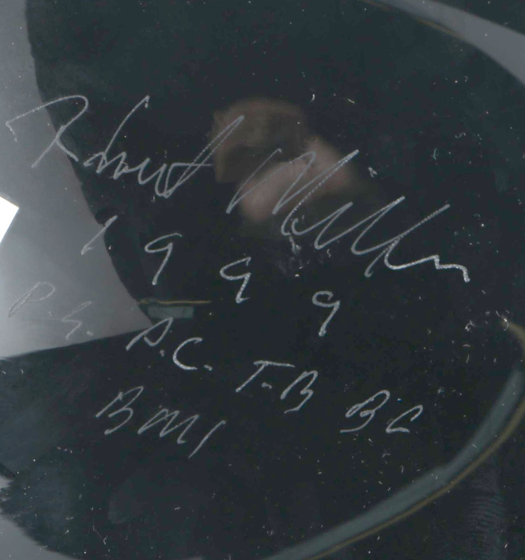 Robbie Miller Signed Art Glass Duck Sculpture