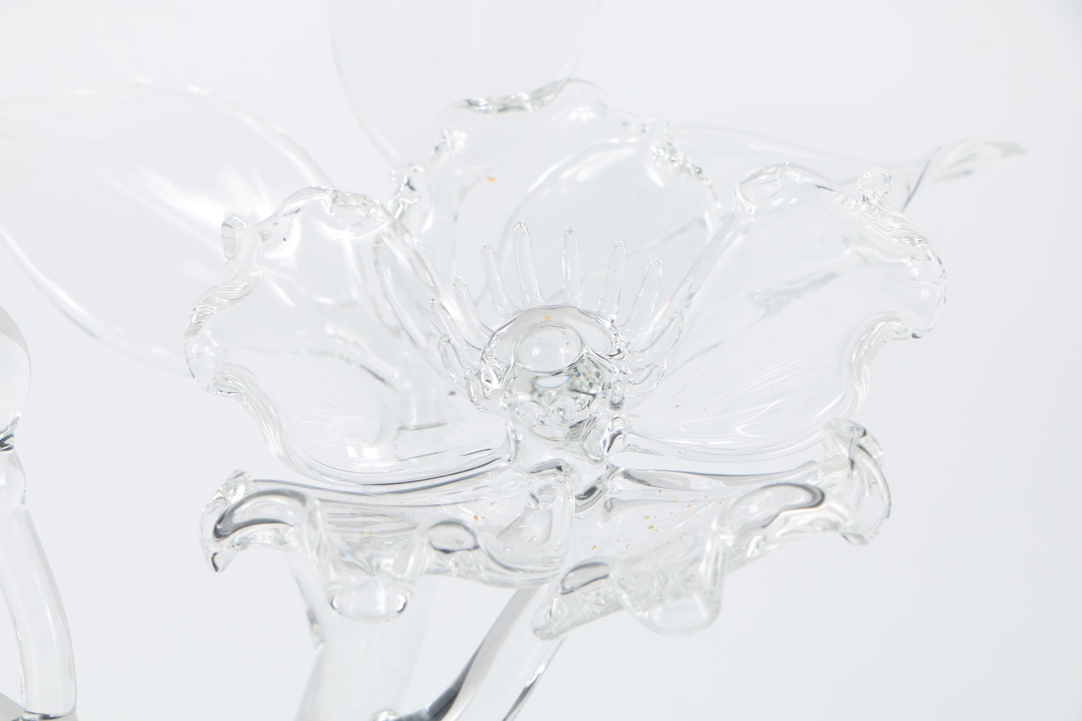 Frabel Studios Hoa Tran Glass Sculpture of Flower