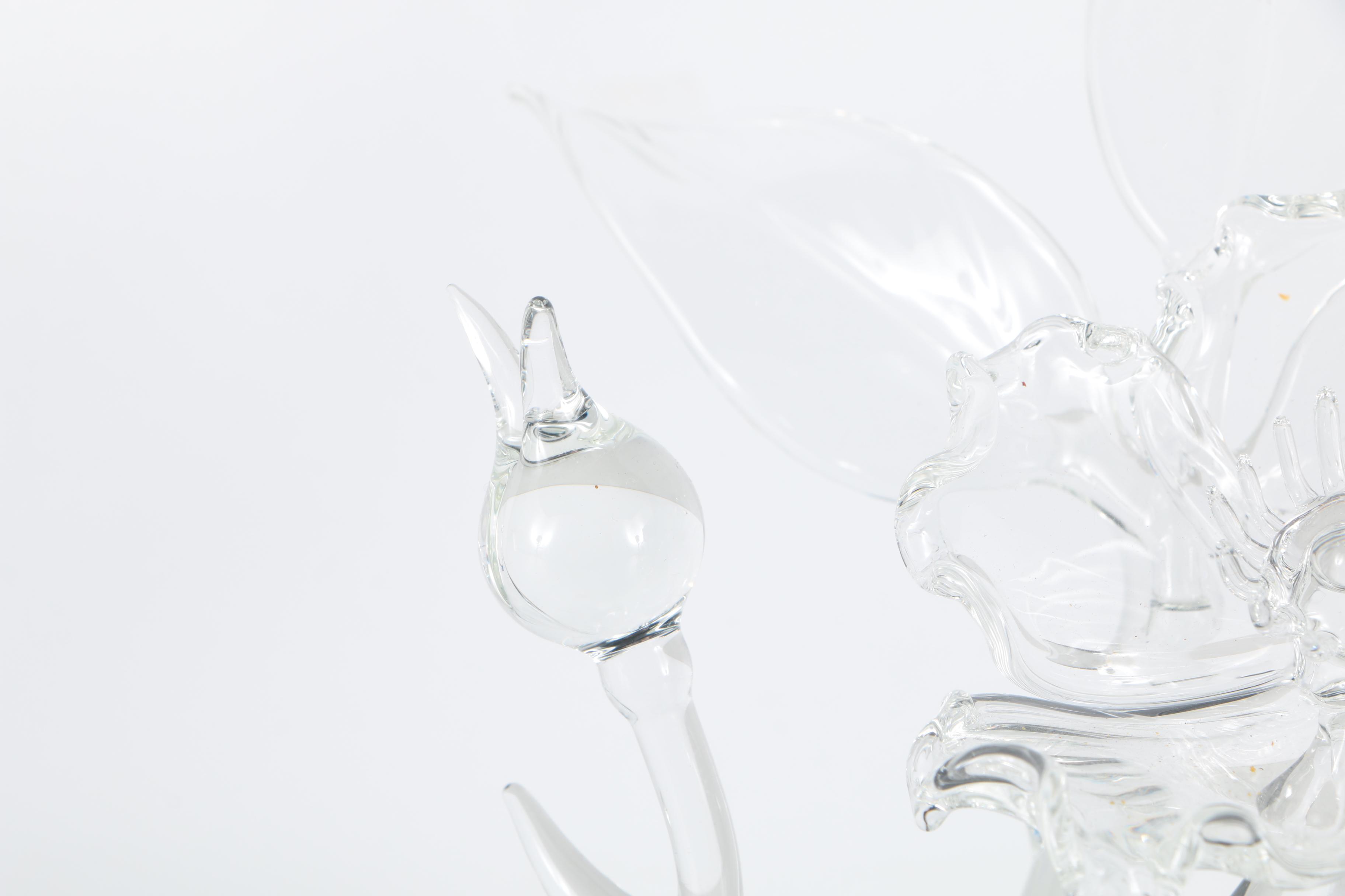 Frabel Studios Hoa Tran Glass Sculpture of Flower