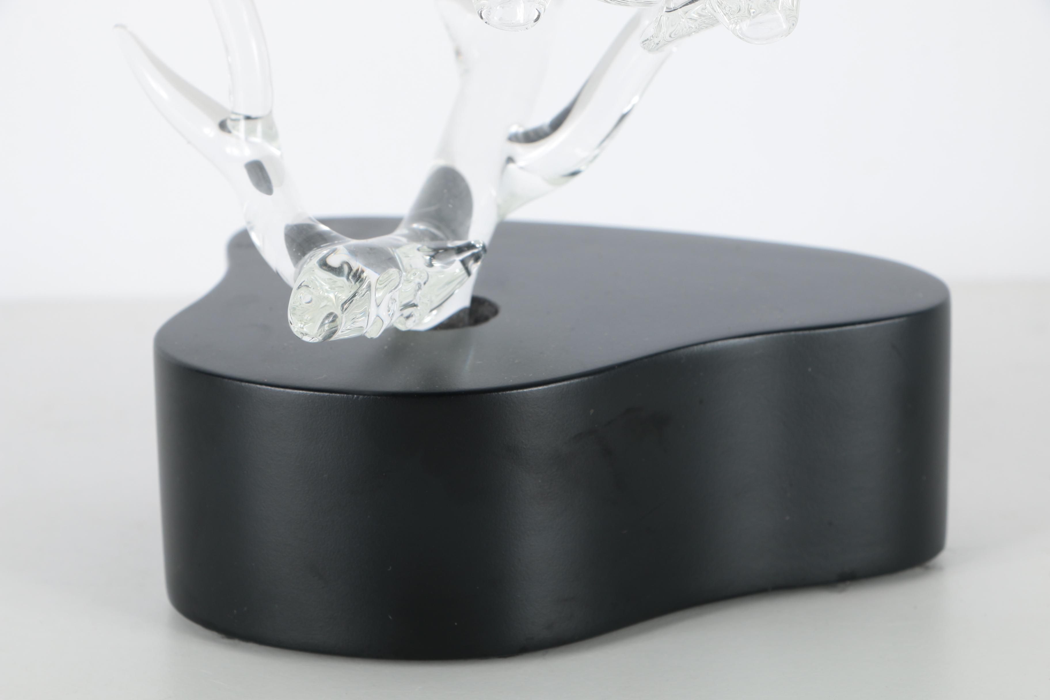 Frabel Studios Hoa Tran Glass Sculpture of Flower