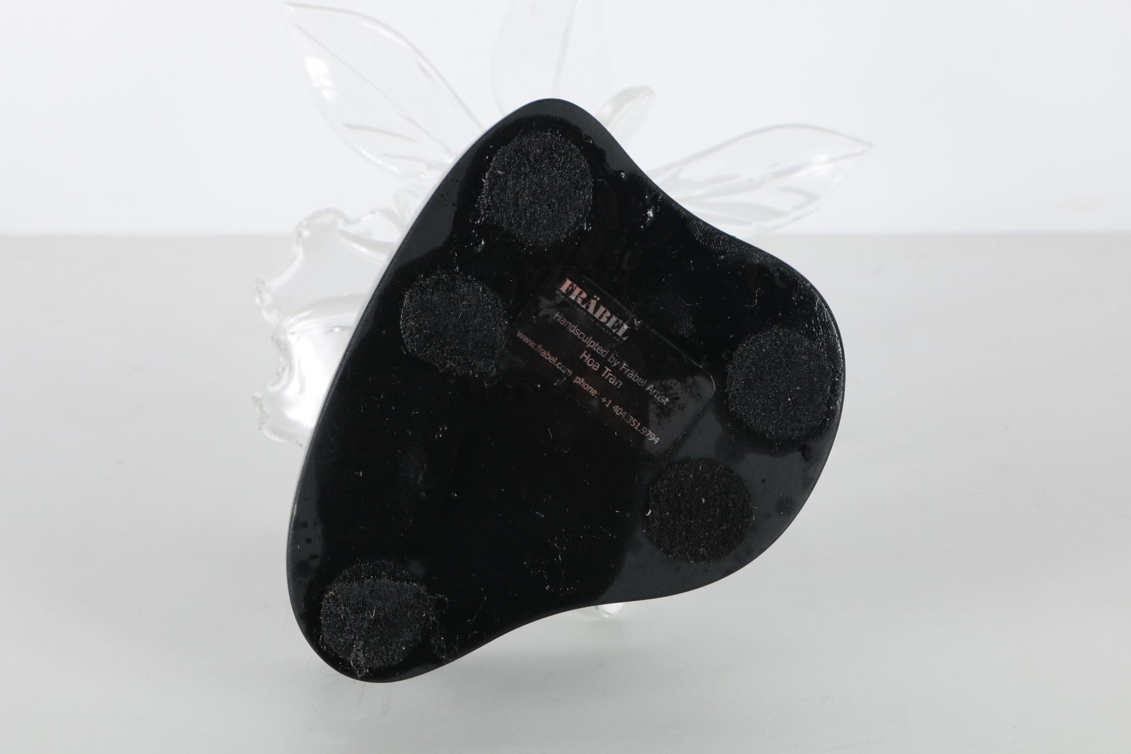 Frabel Studios Hoa Tran Glass Sculpture of Flower