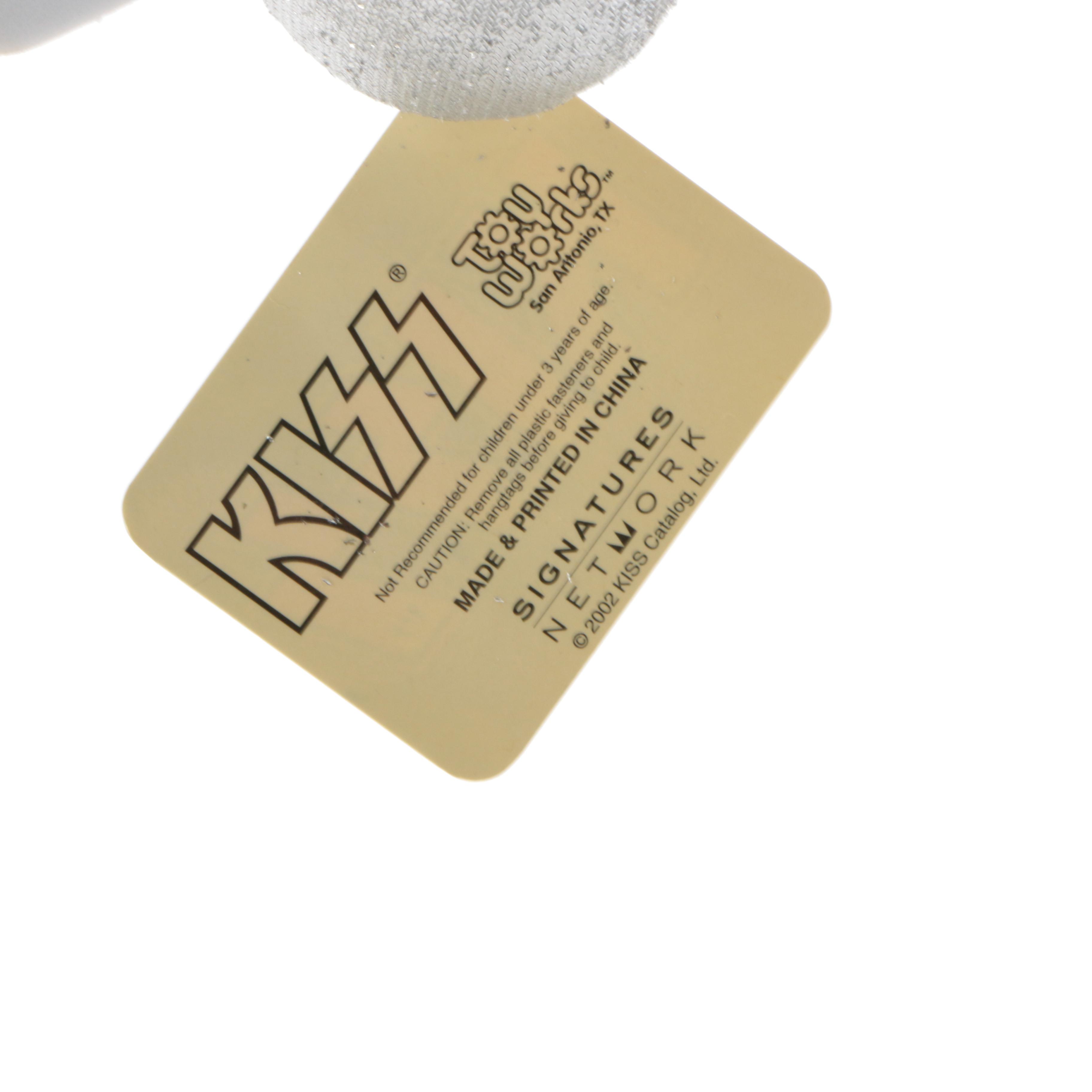 Plush Gene Simmons Kiss Doll and Rock n' Roll Themed Poker Chips