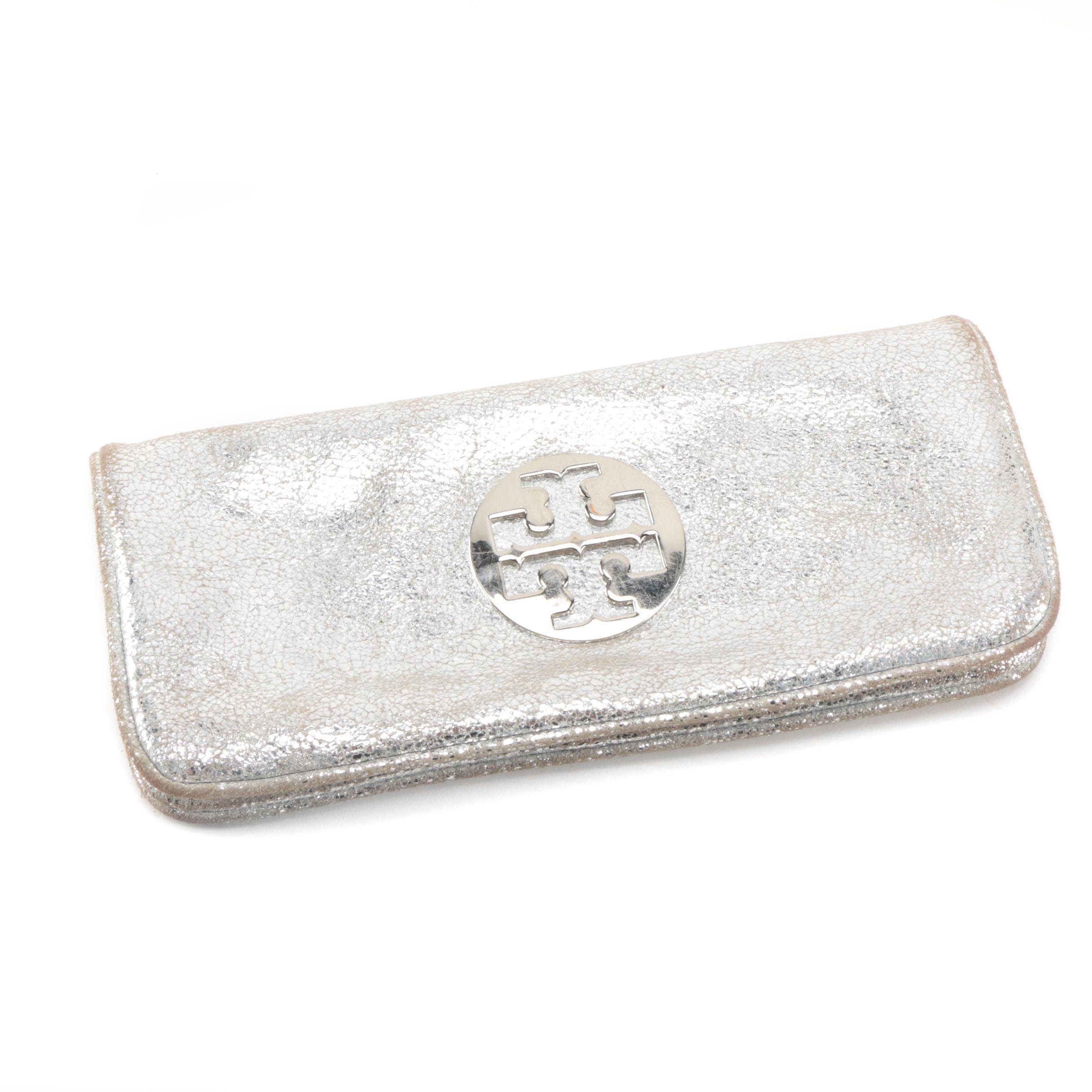 Tory Burch Metallic Clutch