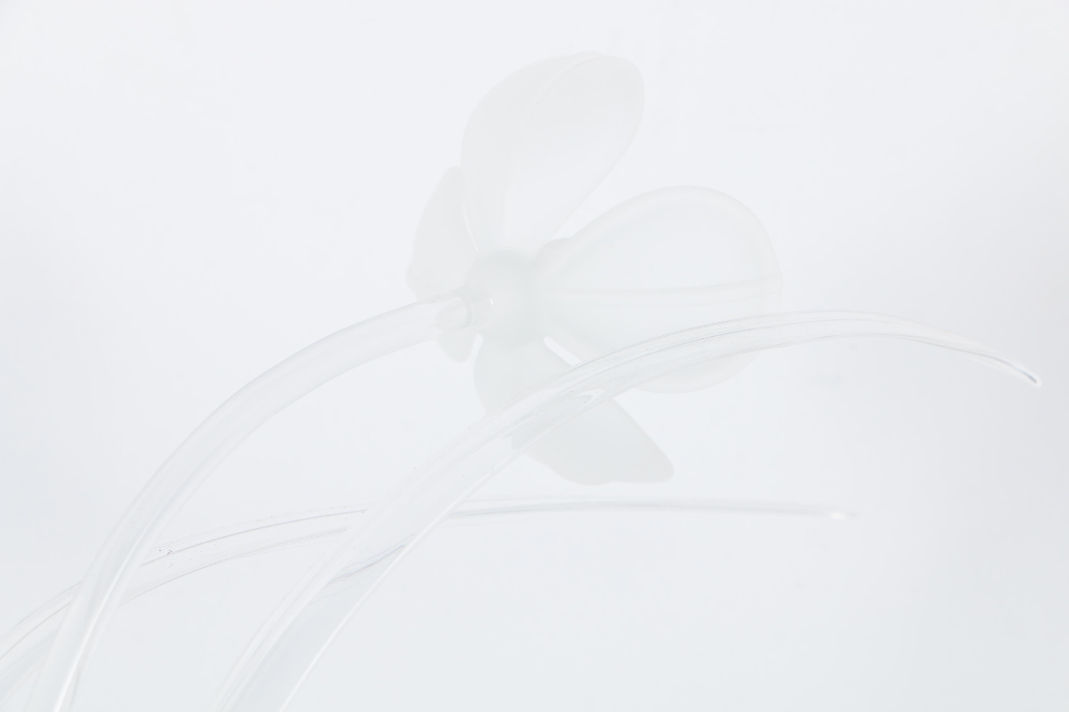 Frabel Studios Commemorative Floral Glass Sculpture