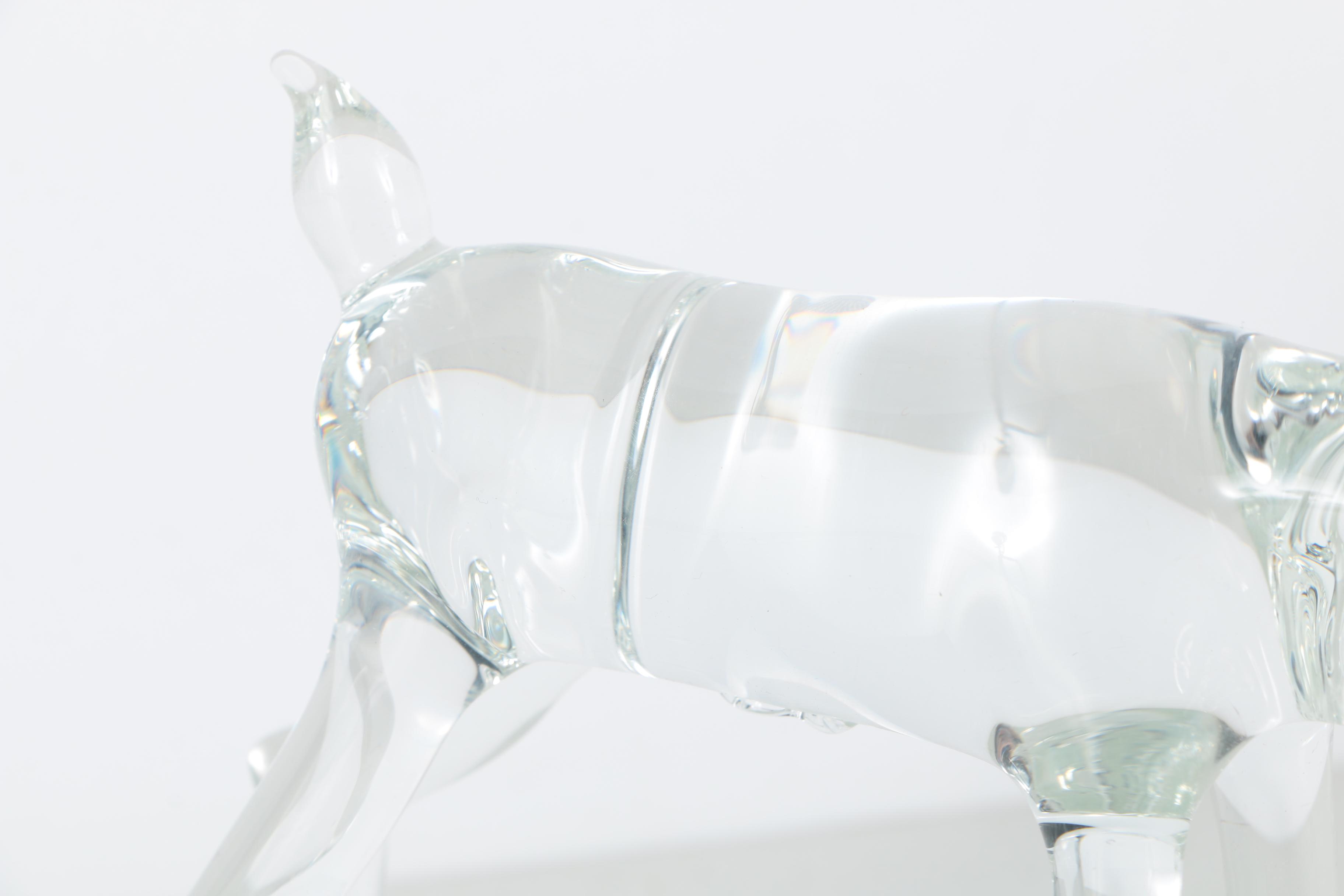 Frabel Studios Glass Deer Figurine
