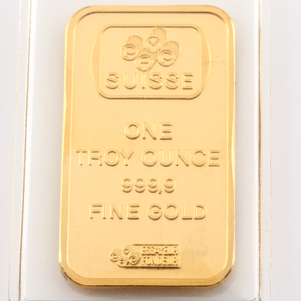 PAMP Suisse One Troy Ounce Gold Bar