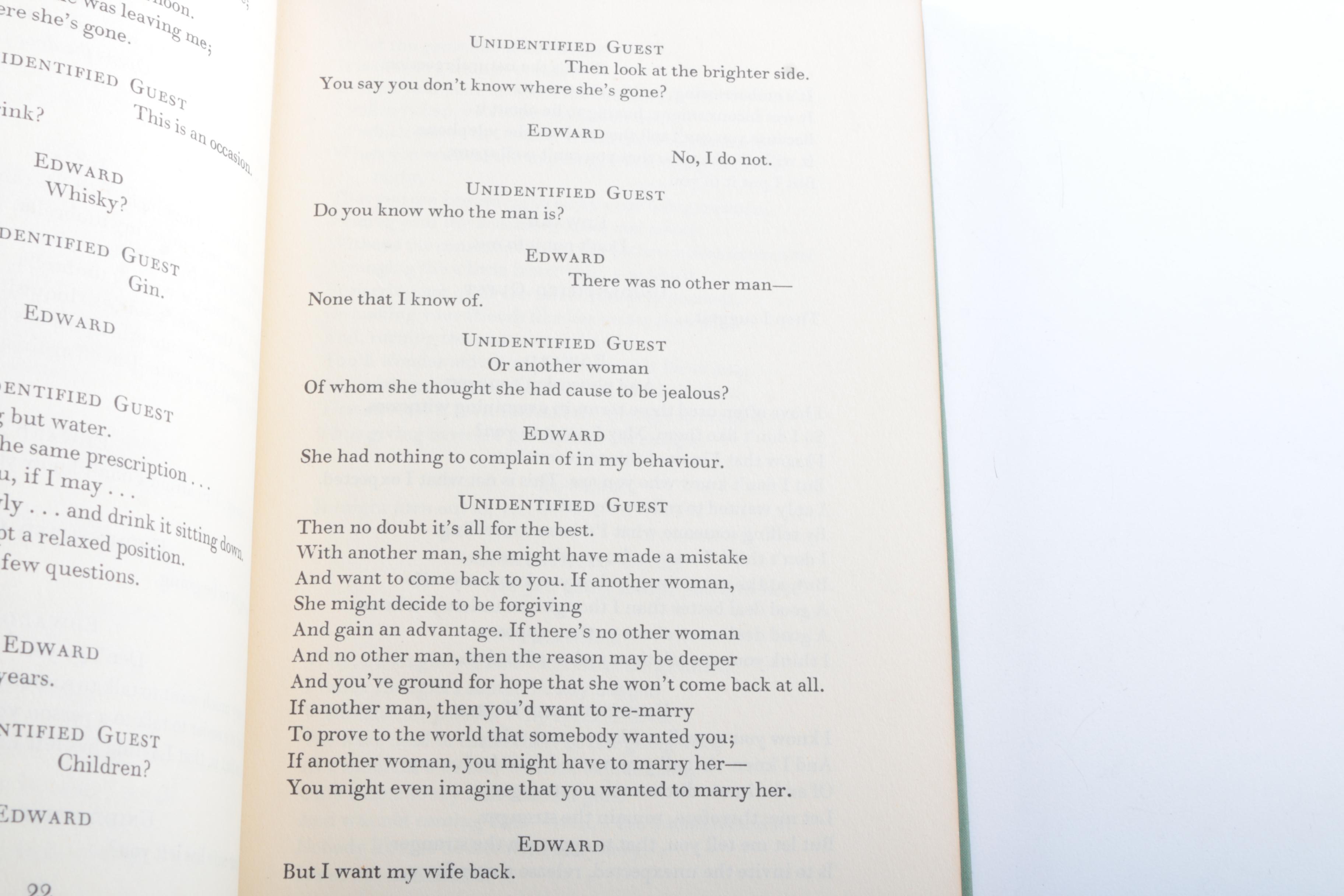 1950 First Edition "The Cocktail Party" by T. S. Eliot