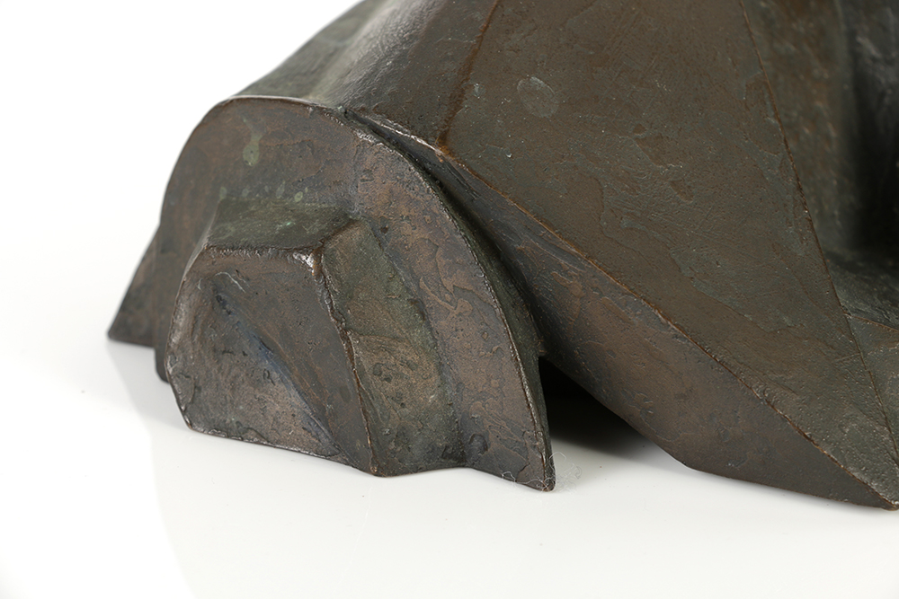 Amy Davidson Copper Sculpture of an Abstract Figure