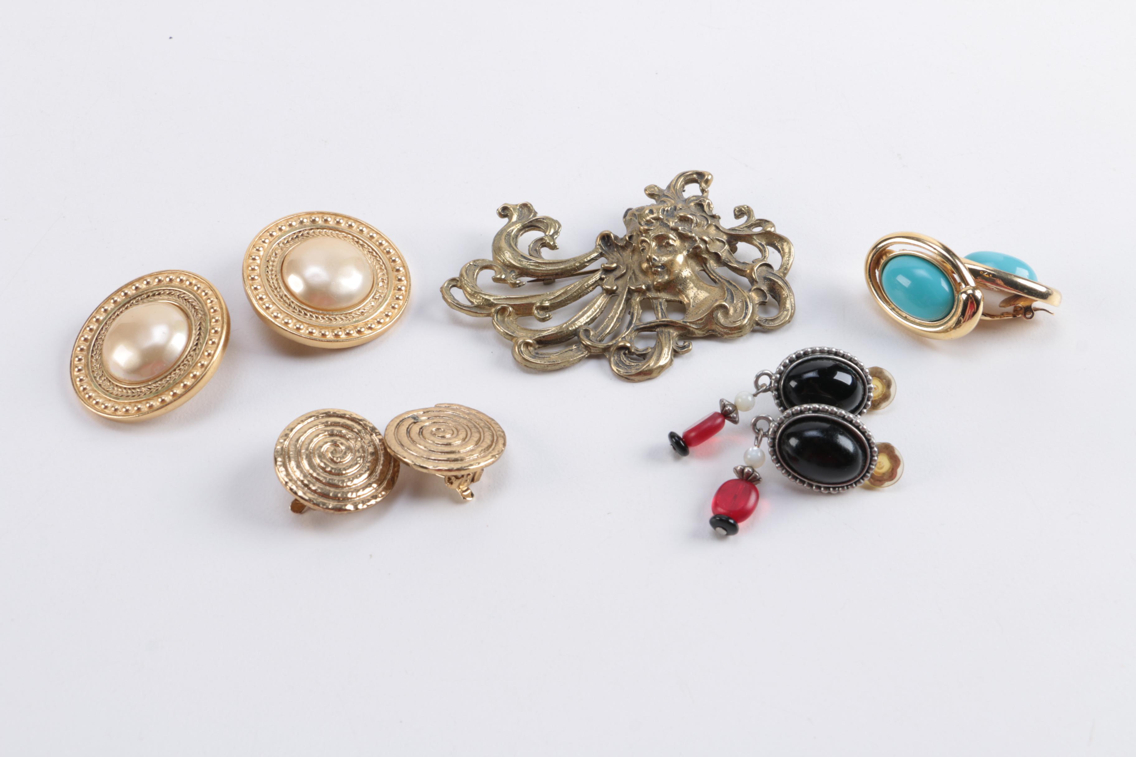 Assorted Costume Jewelry Including Bergere and Richelieu