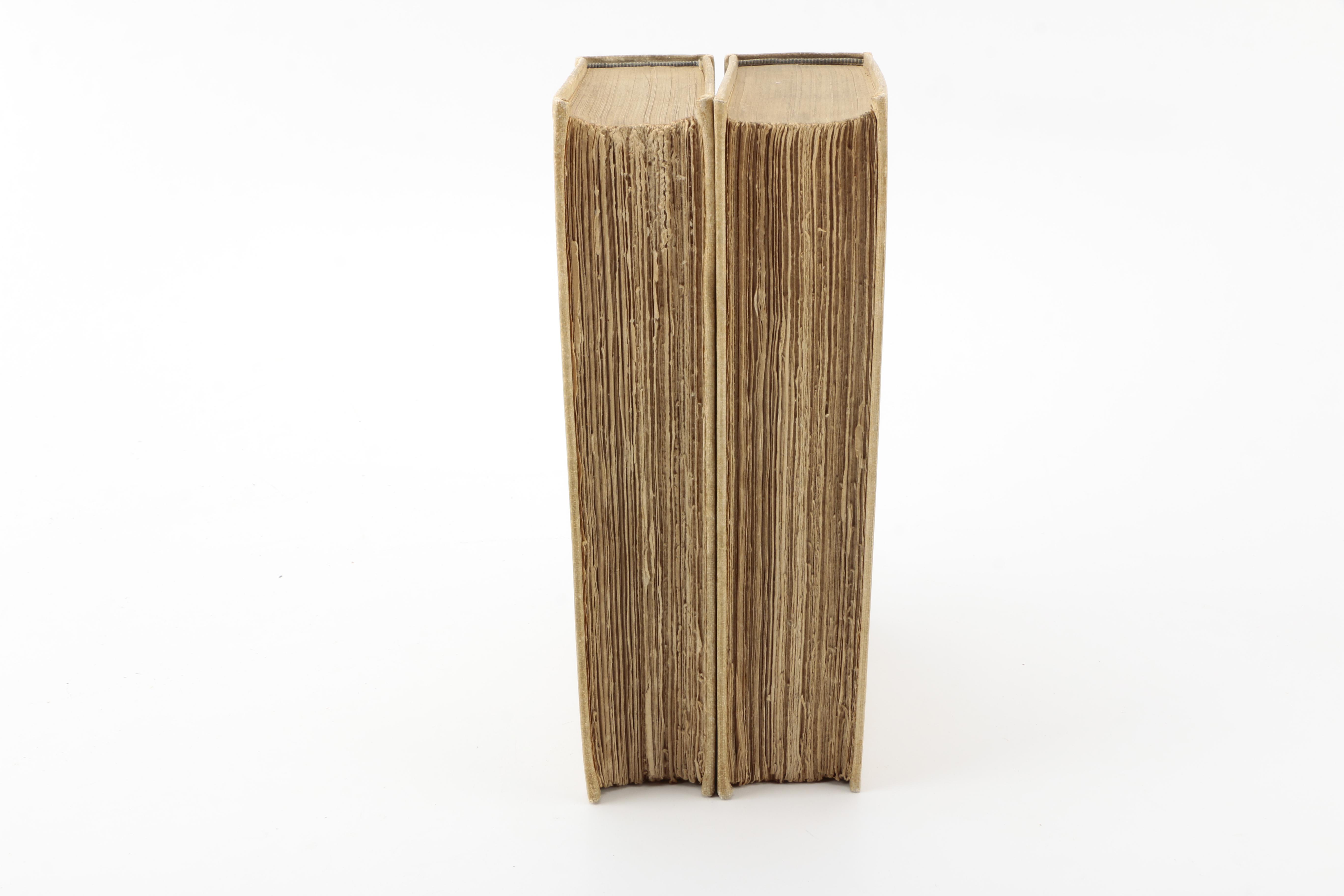 1921 Limited Edition Two Volumes "The Decameron of Giovanni Boccaccio" by J. M. Rigg