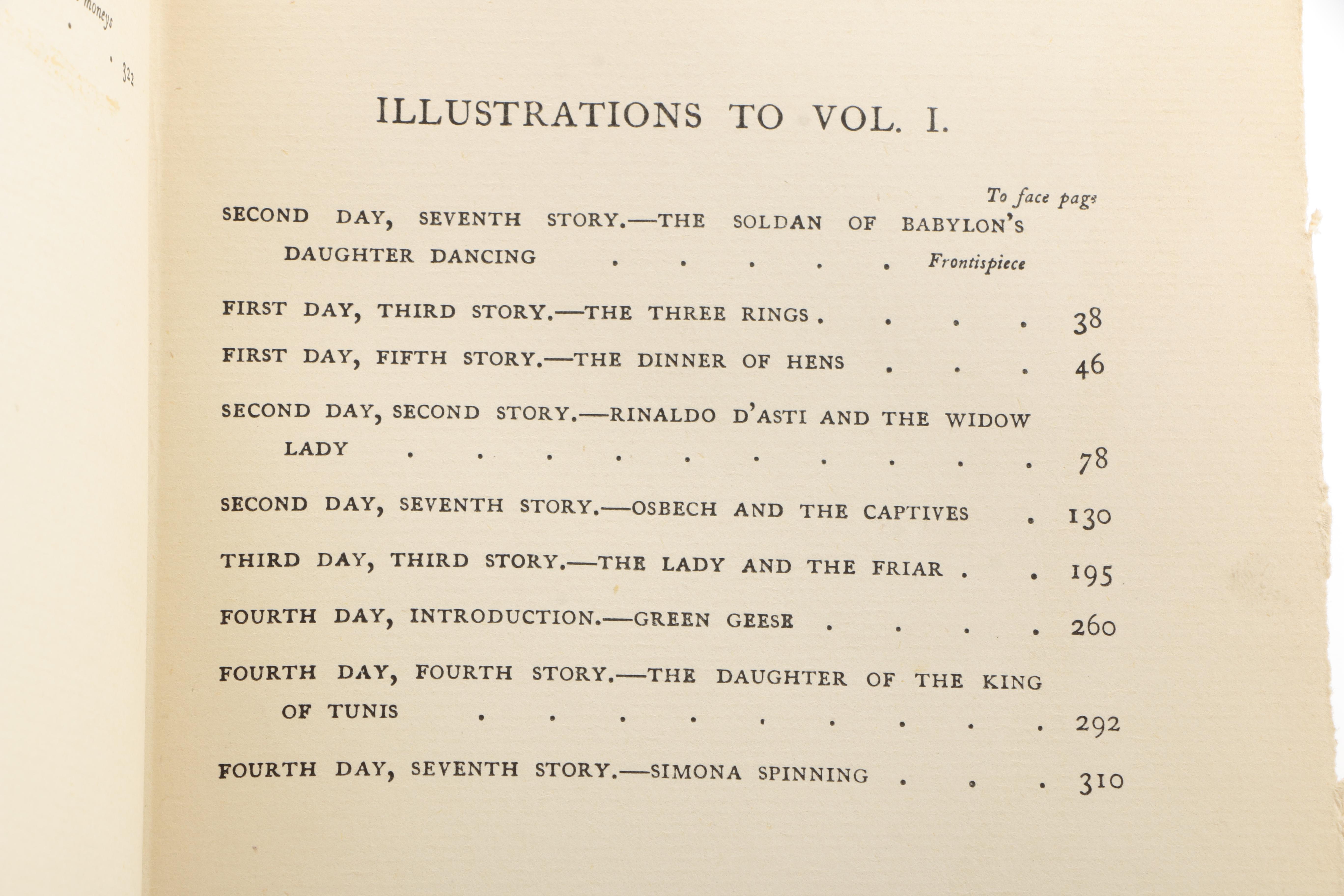 1921 Limited Edition Two Volumes "The Decameron of Giovanni Boccaccio" by J. M. Rigg