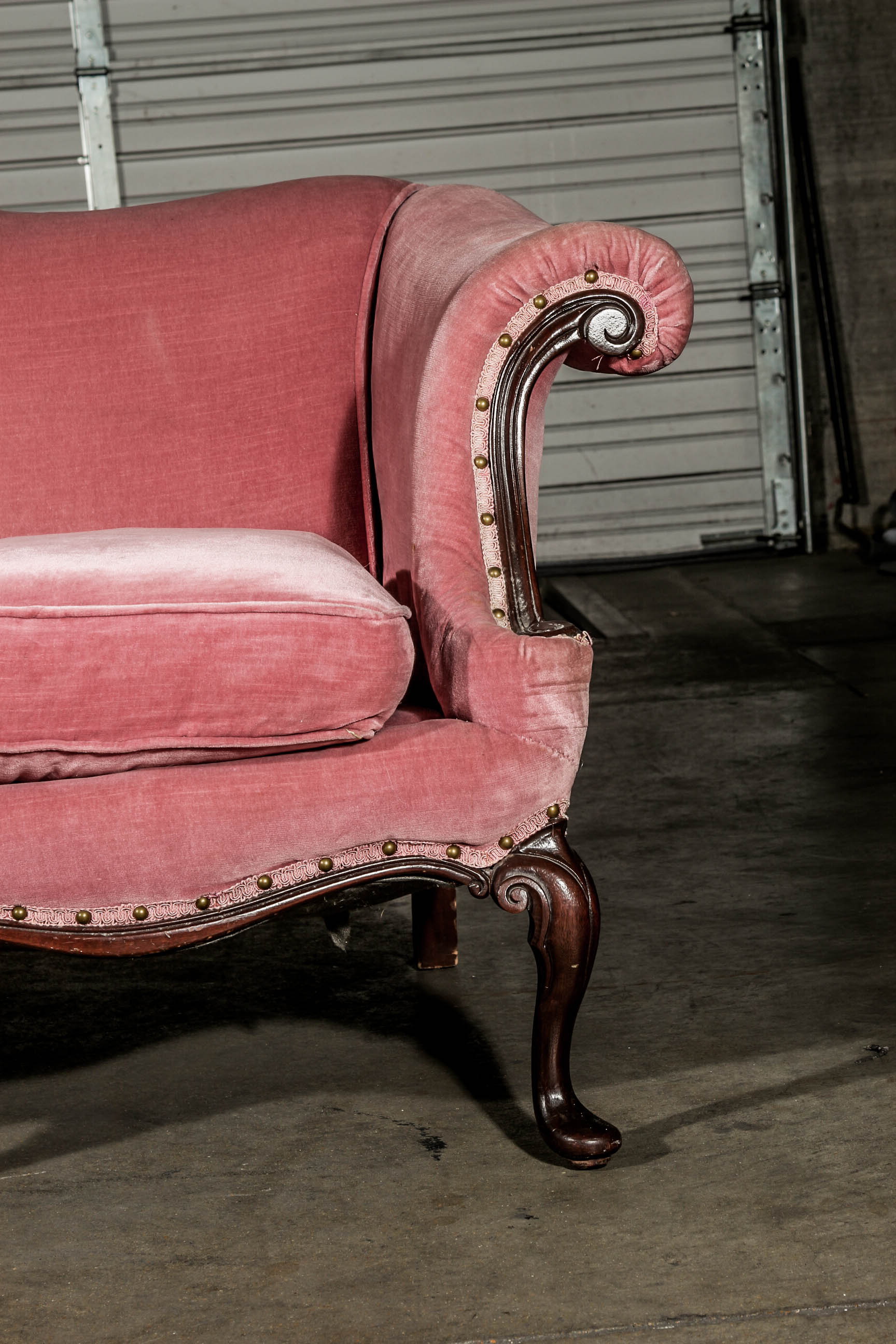 Vintage Queen Anne Style Sofa