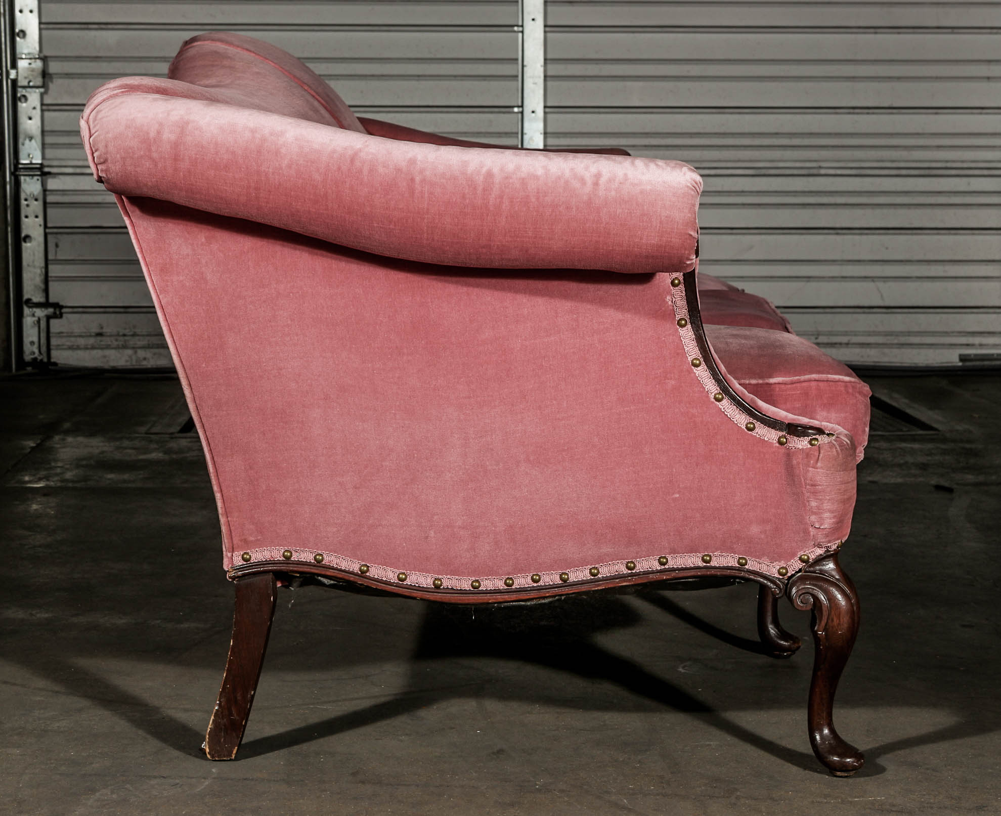 Vintage Queen Anne Style Sofa