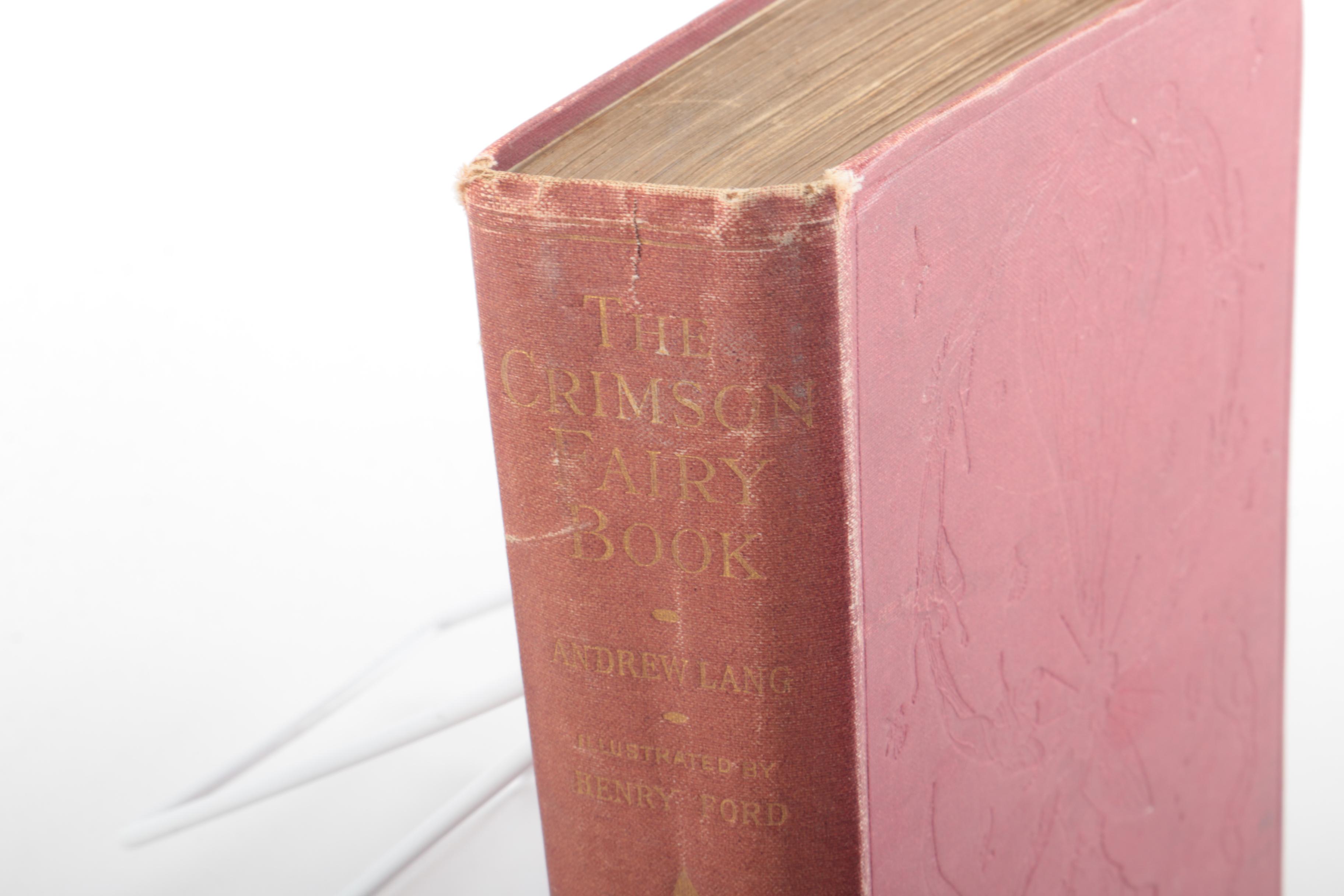 1930 First Edition "The Crimson Fairy Book" by Andrew Lang