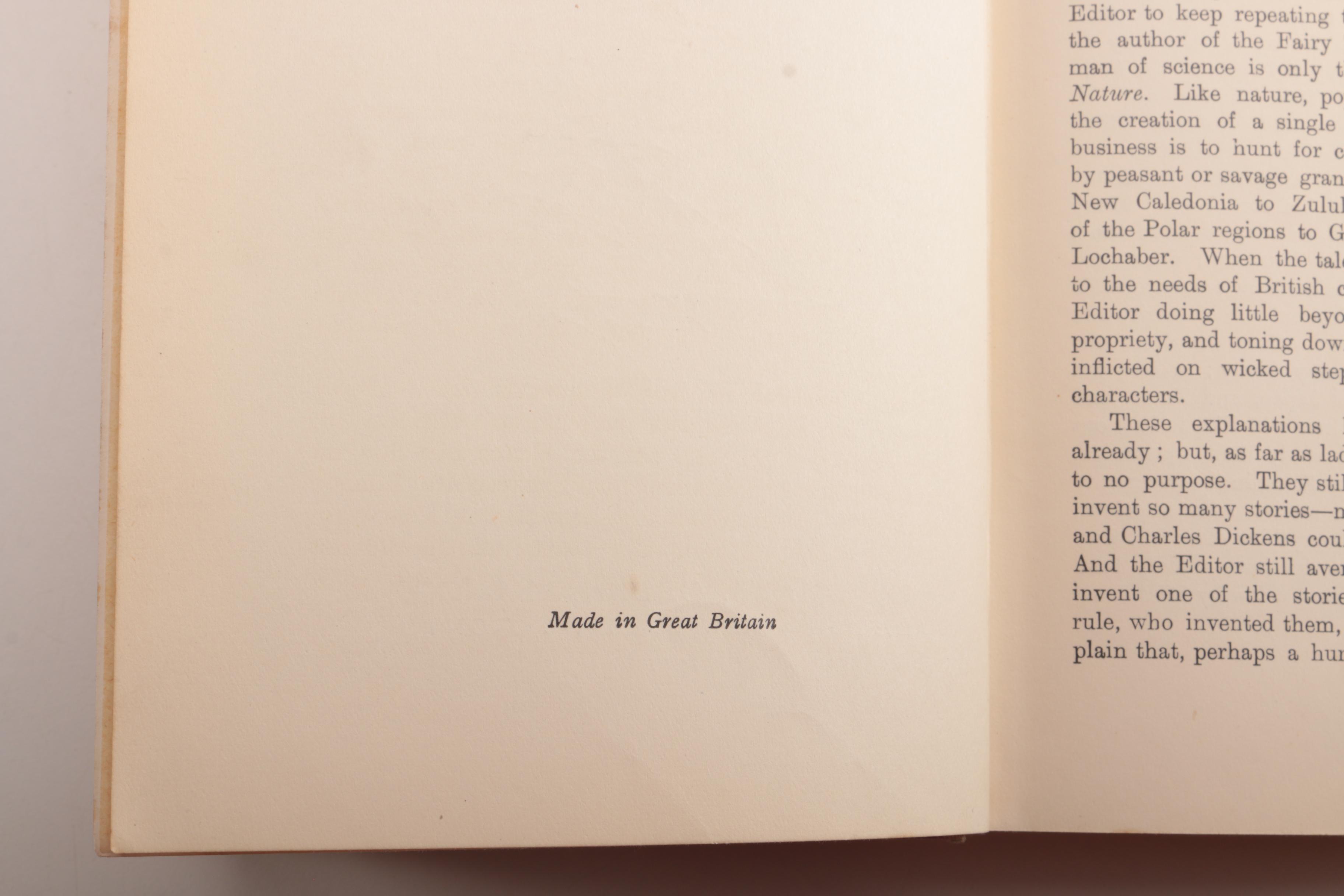 1930 First Edition "The Crimson Fairy Book" by Andrew Lang