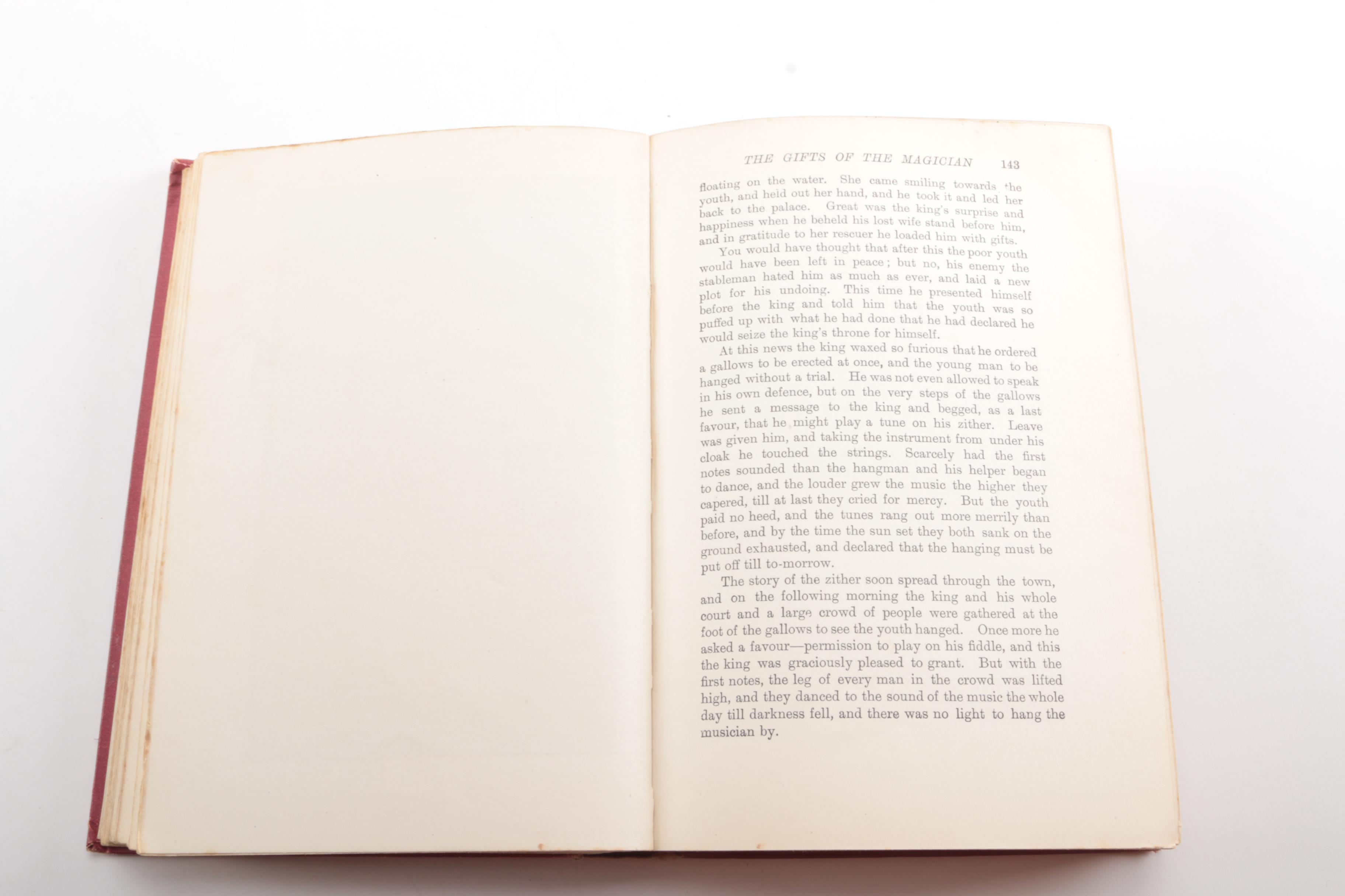 1930 First Edition "The Crimson Fairy Book" by Andrew Lang